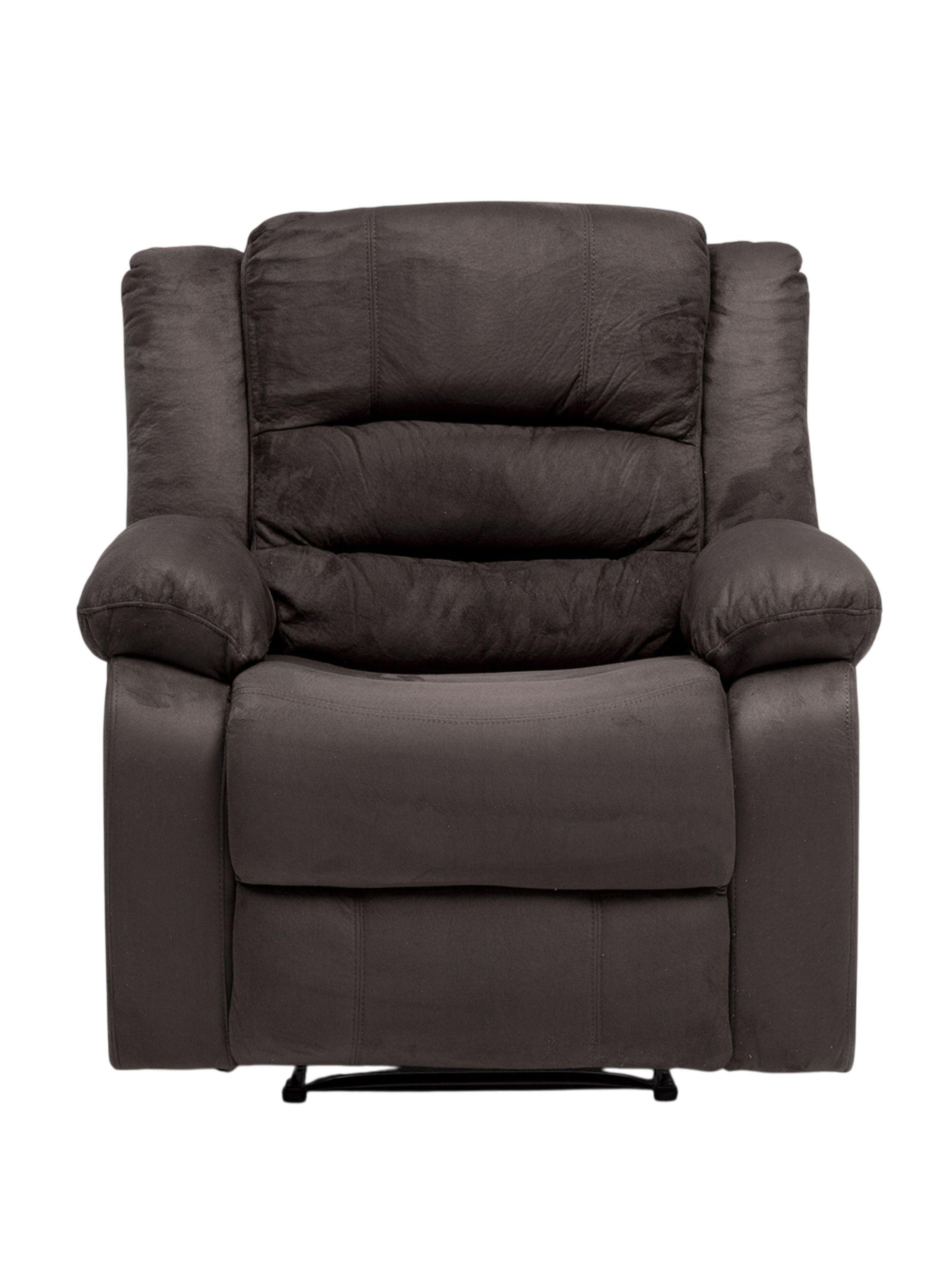  Living Sofá 3 Cuerpos Reclinable Martell Gris + 2 Bergers FG98060GR-2