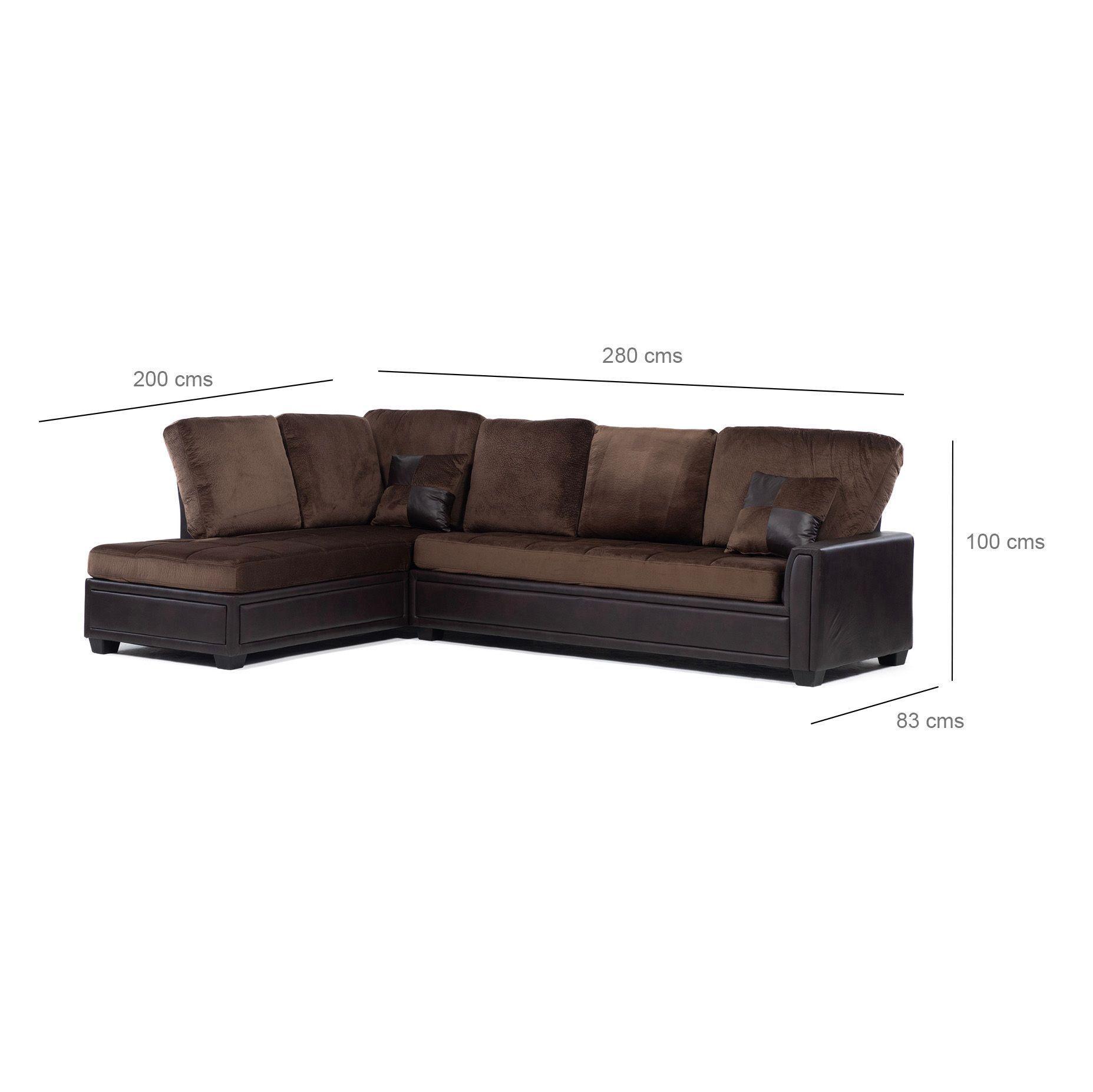 Sofa Seccional 4 Cuerpos Living Nevada Izquierdo Daniels 32334L			-3