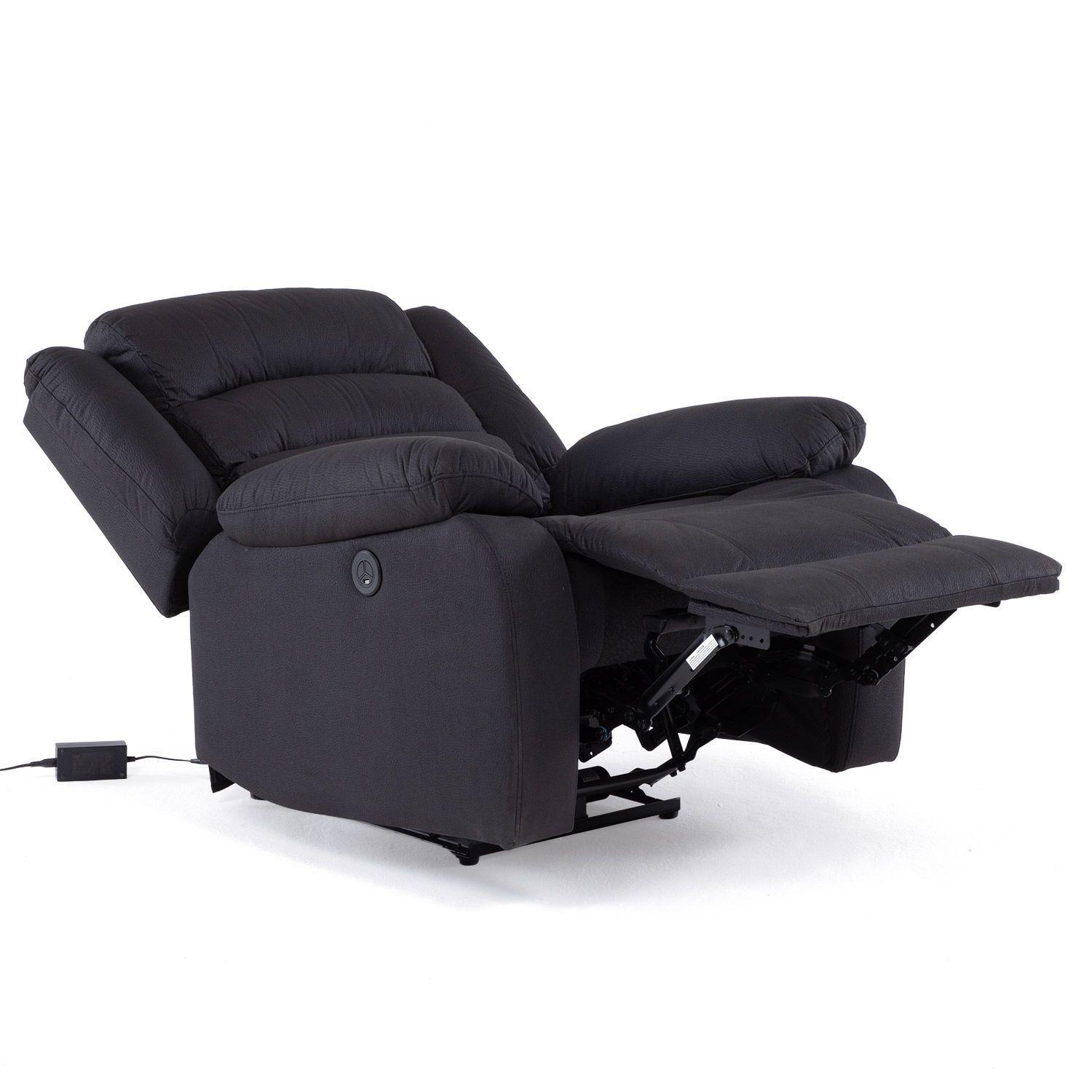 Berger Reclinable Eléctrico Moderno Gris New Praga 8041RFFPW-5