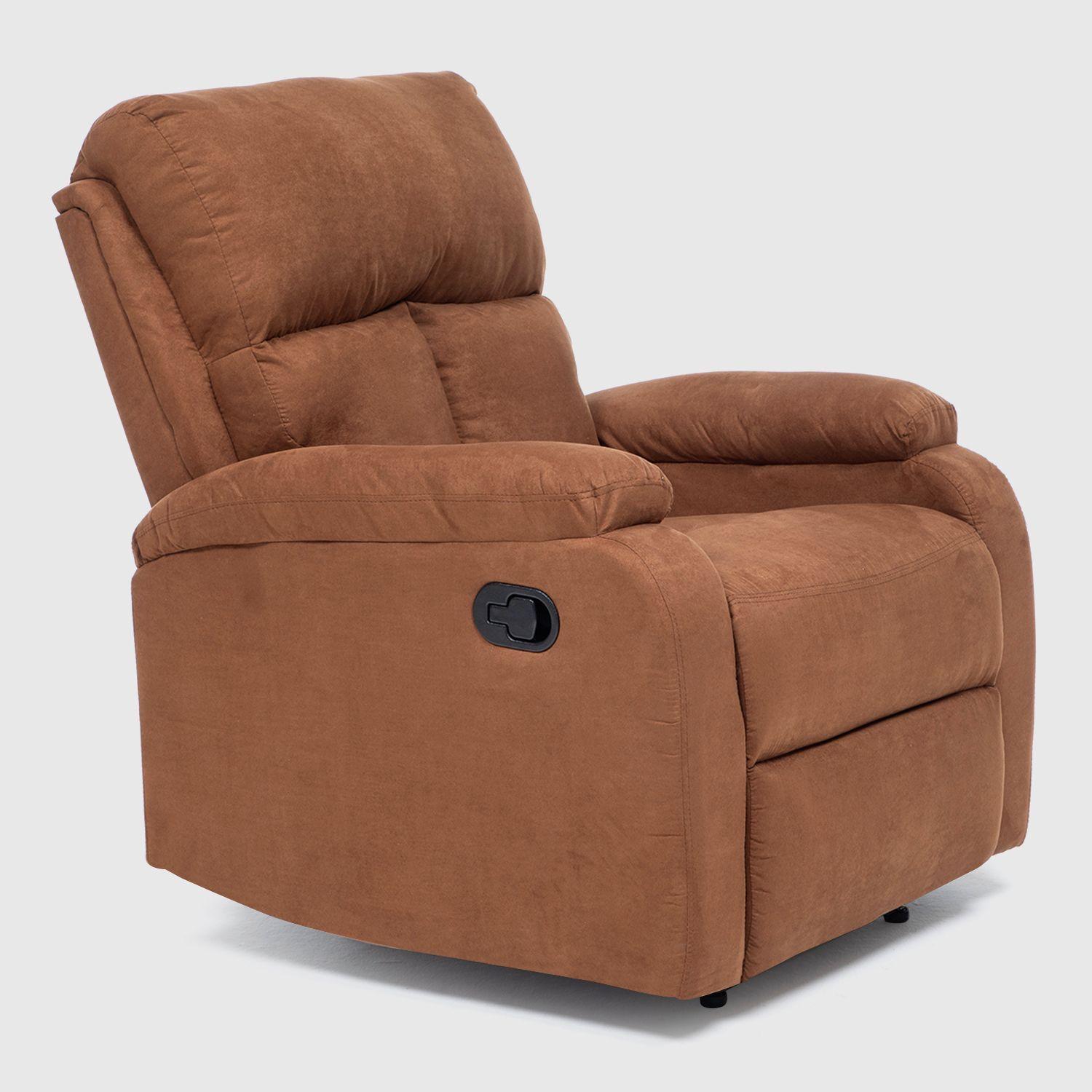 Living Reclinable Sofá 3 Cuerpos Café+ 2 Bergers Matheus VS8070BR-4