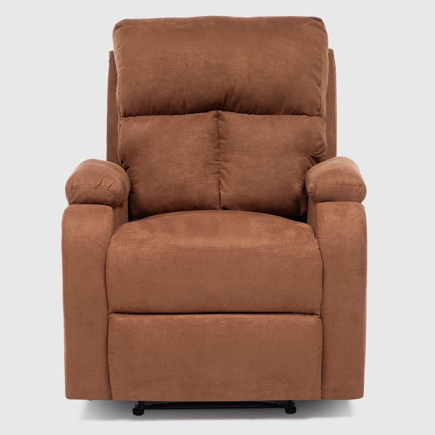 Living Reclinable Sofá 3 Cuerpos Café+ 2 Bergers Matheus VS8070BR-5