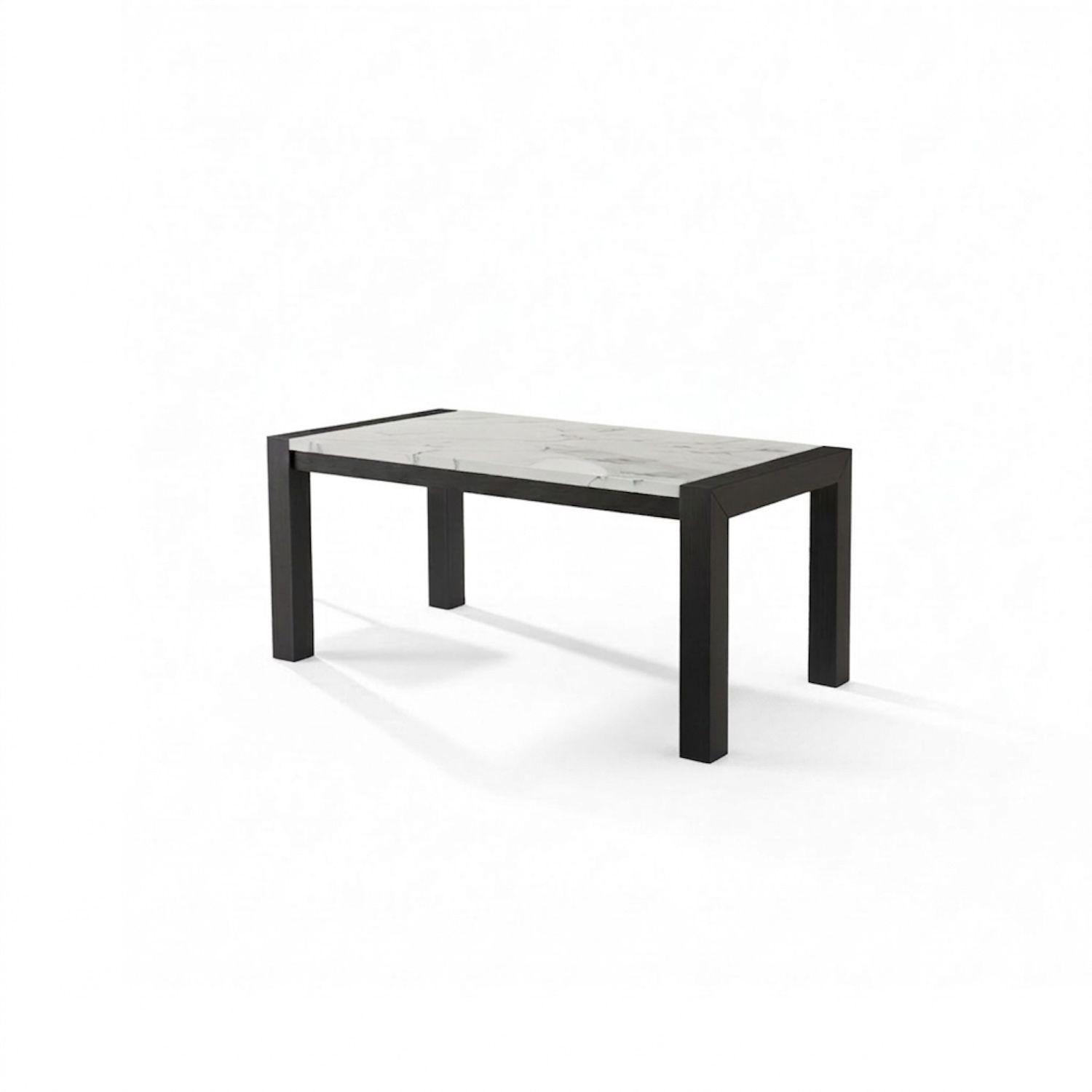 Mesa de Comedor Moderna Belice Blanco-5