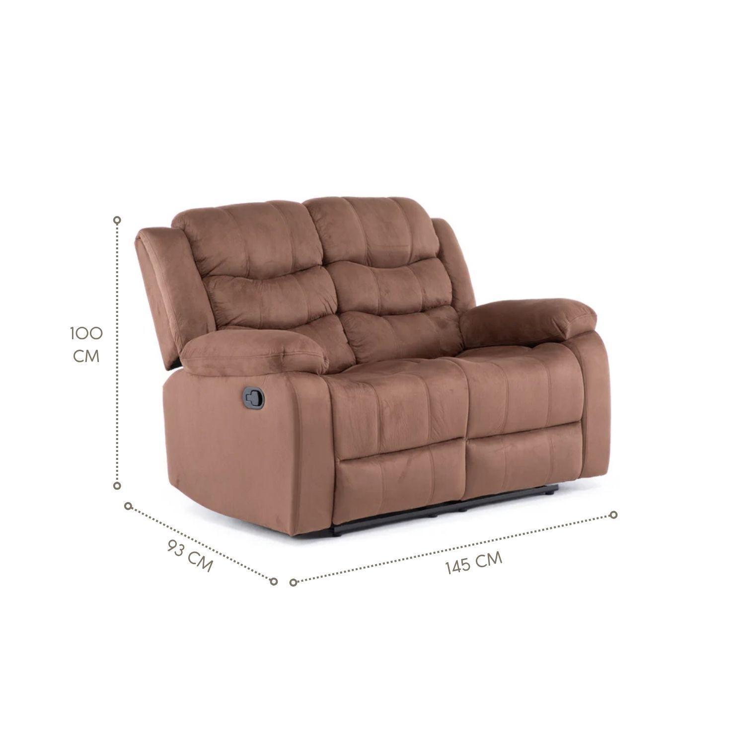 Living Reclinable Sofá 3 Cuerpos + 1 Sofá 2 Cuerpos  Norman SET2011LF2-7