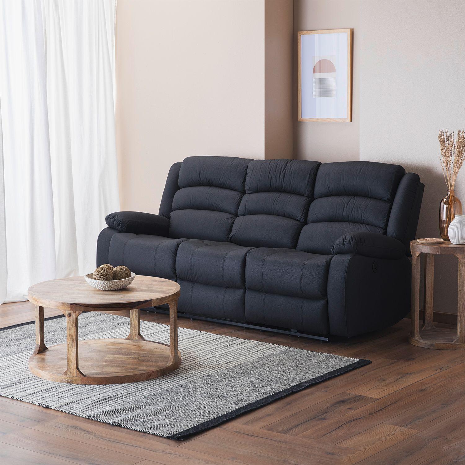 Living Reclinable Eléctrico Sofá 3 Cuerpos +2 Bergers 8041FFPW-6