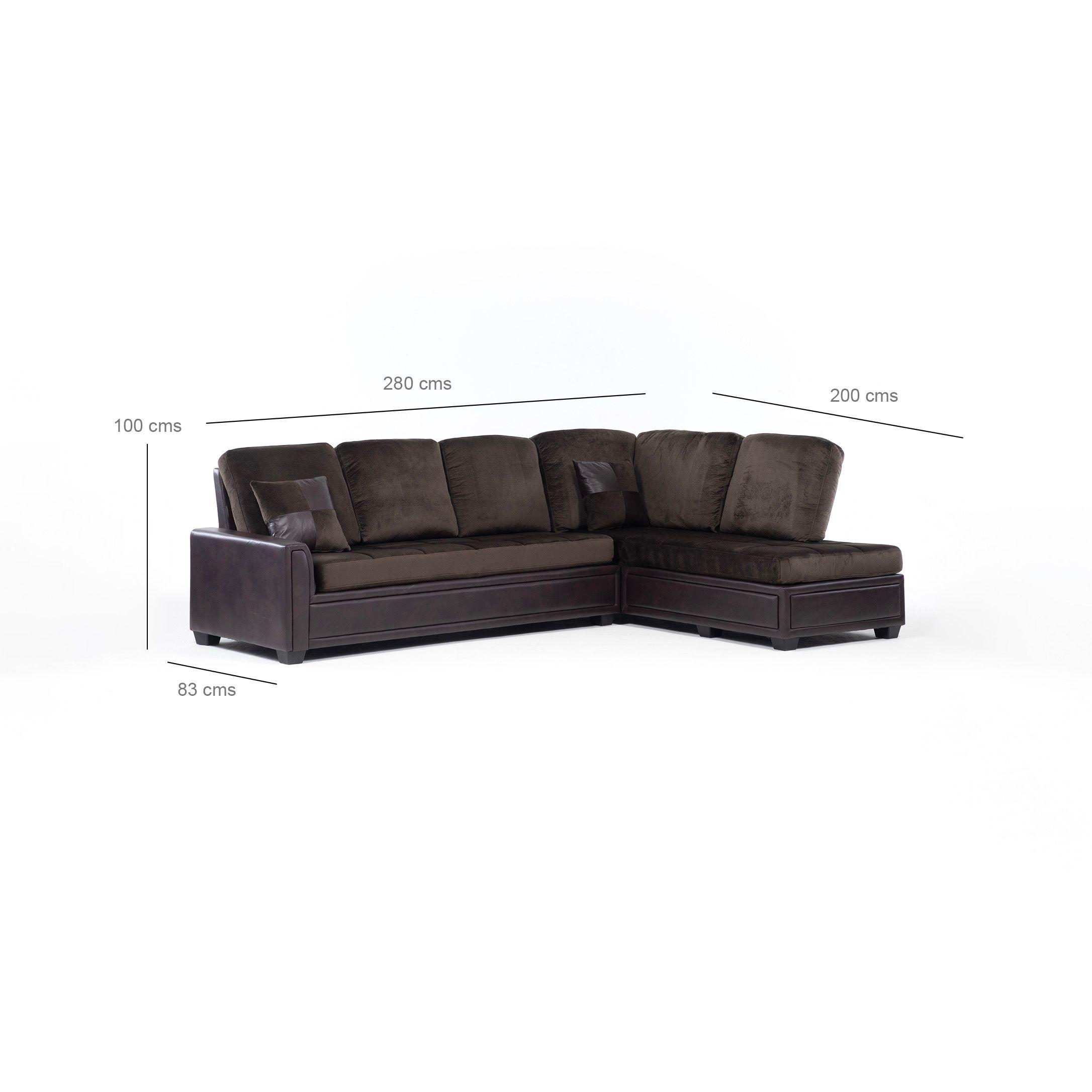 Sofa Seccional Nevada Derecho Daniels 5000MOKA-6
