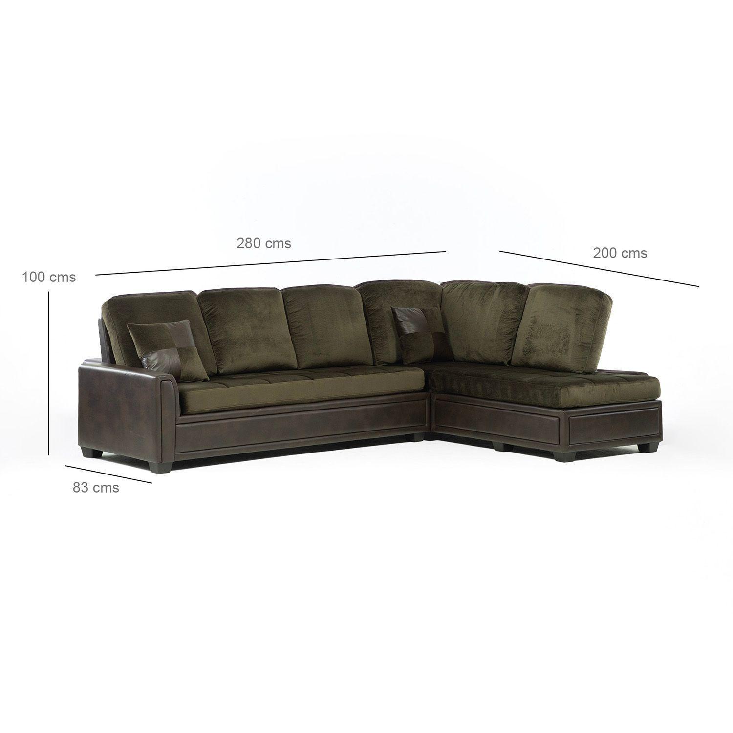 Sofa Seccional Nevada Derecho Daniels 5000MOKA-2