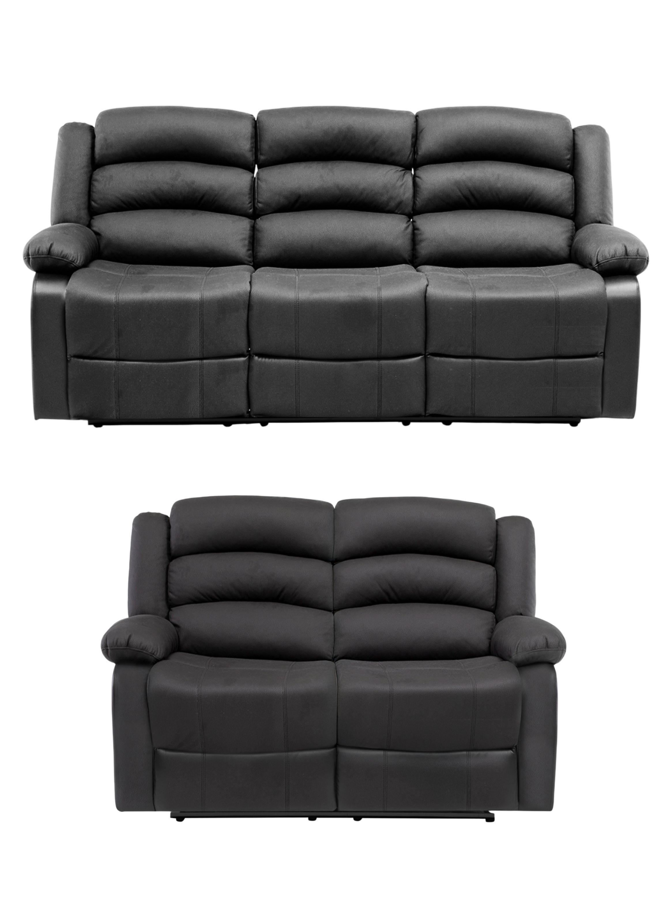  Living Reclinable 1 Sofá 3 Cuerpos + 1 Sofá 2 Cuerpos New Praga -1