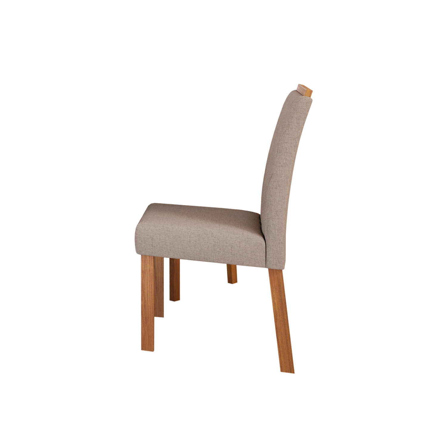 Juego de Comedor Elegante Madera Estela Rectangular 4 sillas-3