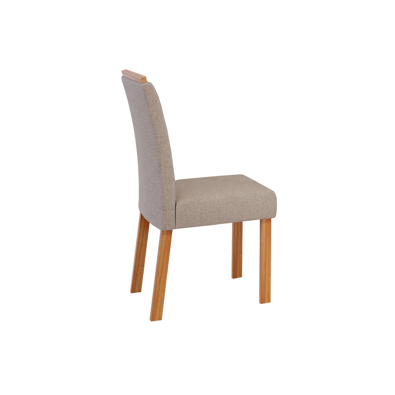 Juego de Comedor Elegante Madera Estela Rectangular 4 sillas-4