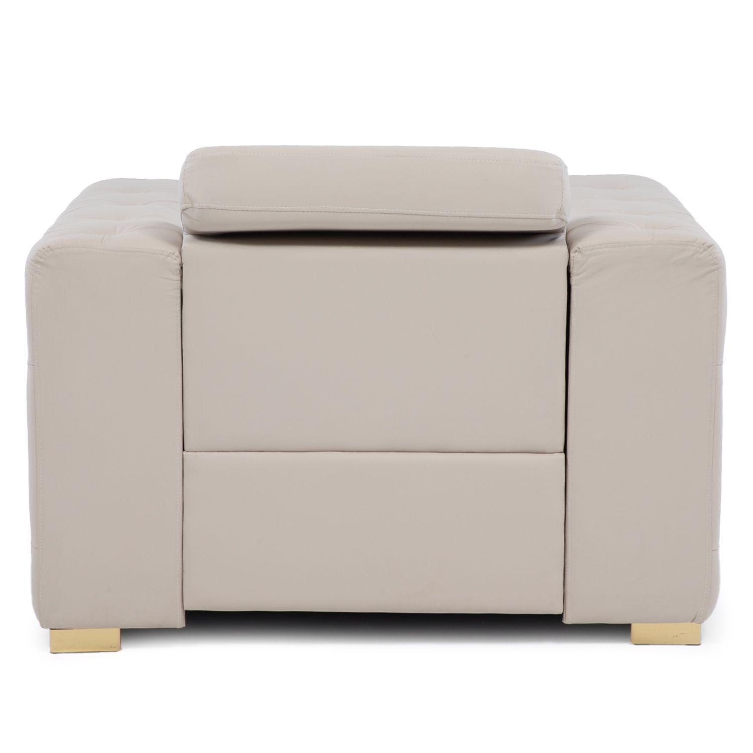 Sillón Elegante 1 Cuerpo Living Moderno Beige Palermo-6