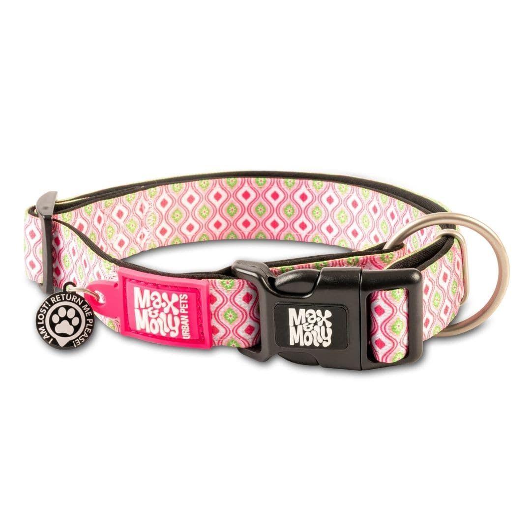 Collar Perro Max and Molly con Smart ID Retro Pink-0