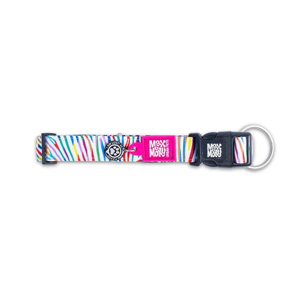 Collar Perro Max and Molly con Smart ID Magic Zebra-3