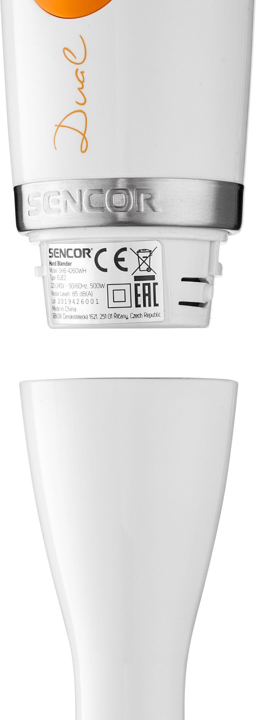 Minipimer Batidora inmersion 600w Sencor SHB 4260 Blanca-2