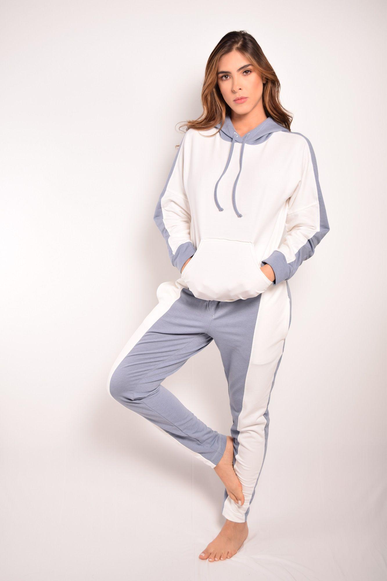 Conjunto Deportivo Dos Piezas Marfil 355-1
