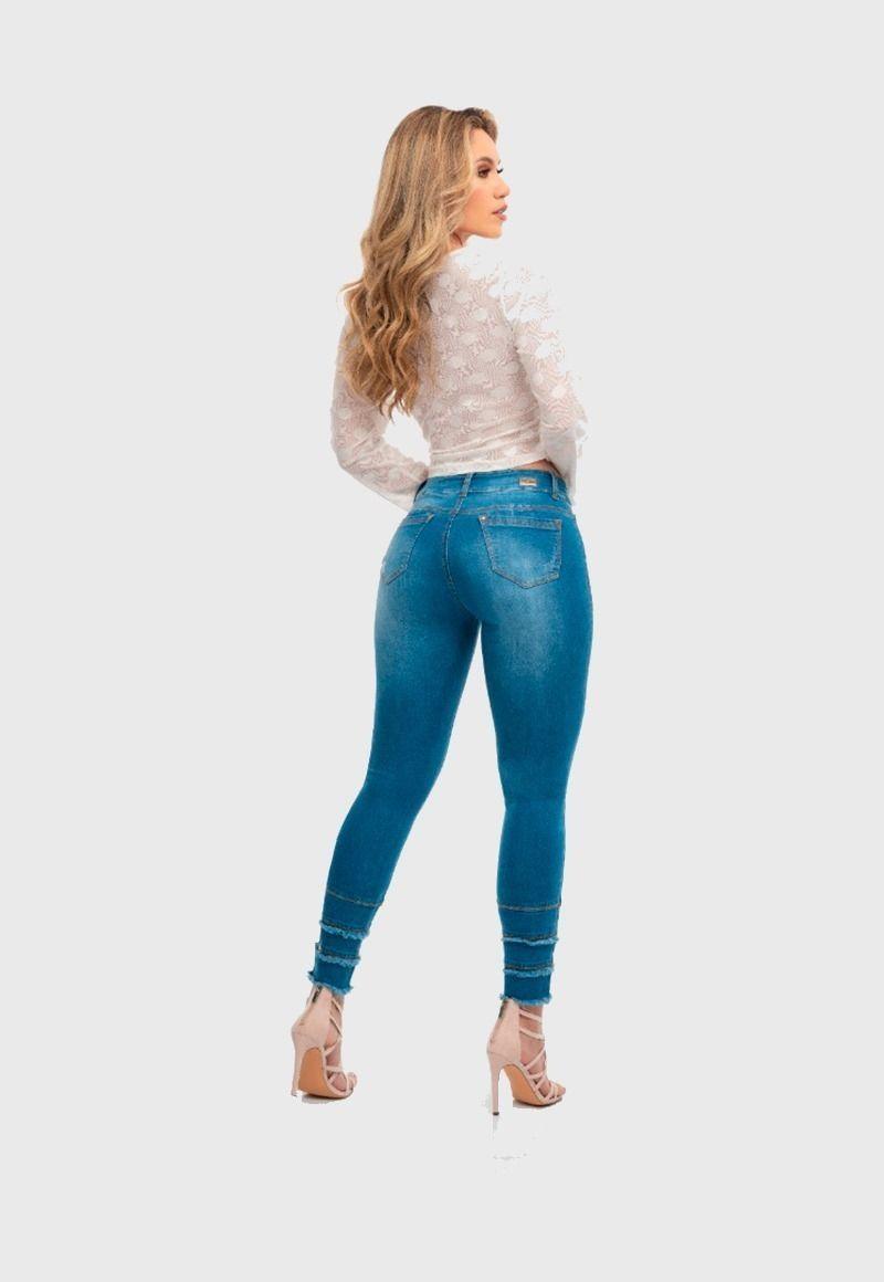 Jeans Mujer Levanta Cola Azul 992-1