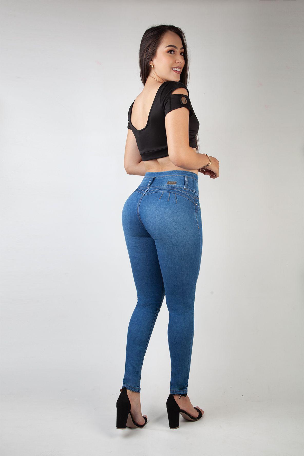 JEANS DAMA AZUL SHADDAY 3355 T/6-2