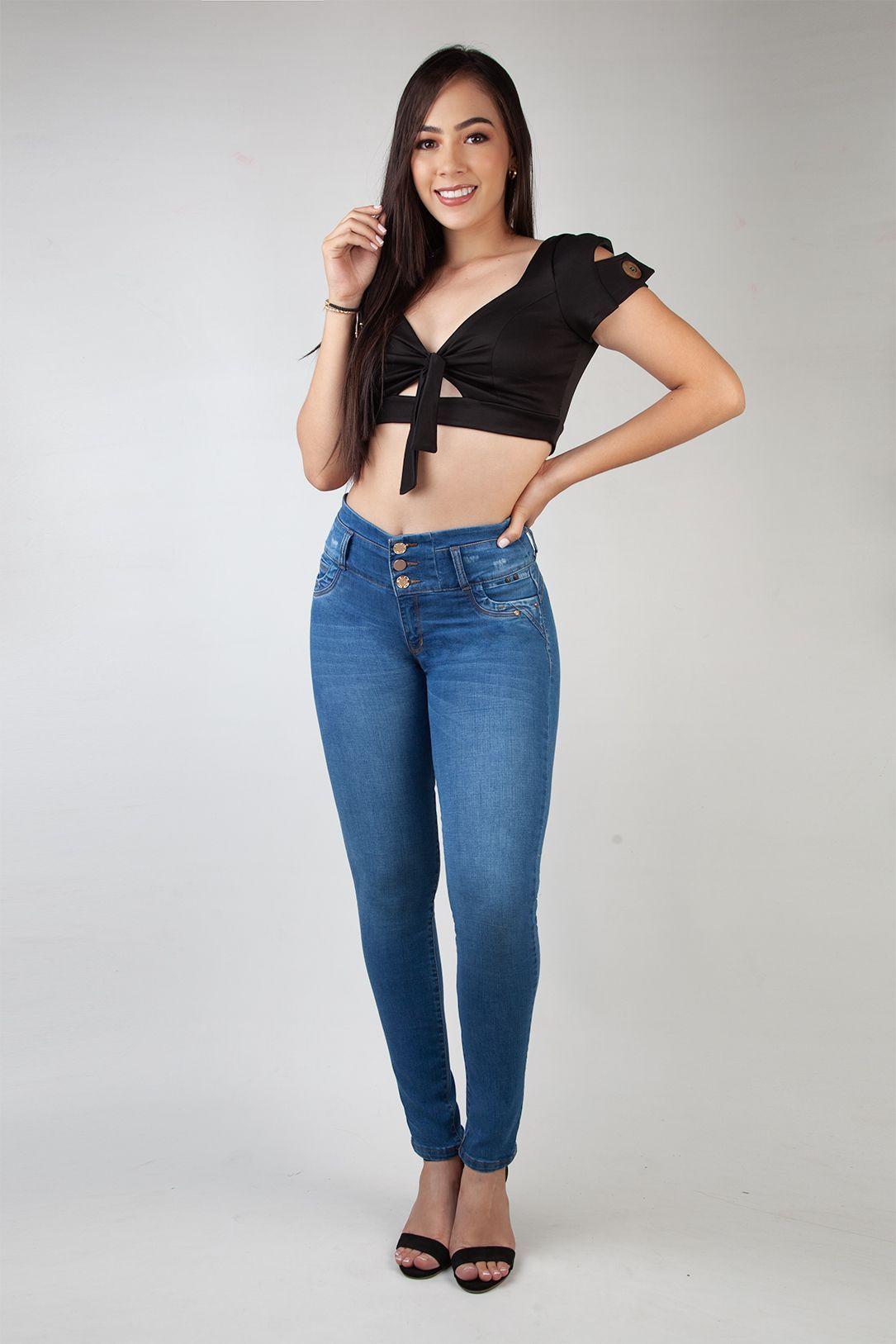 JEANS DAMA AZUL SHADDAY 3355 T/6-0