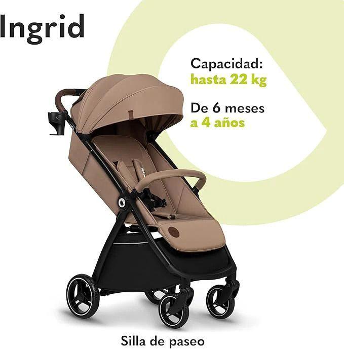 Coche de Paseo Ingrid Plegable Autom tico con Capota XXL UPF50-1