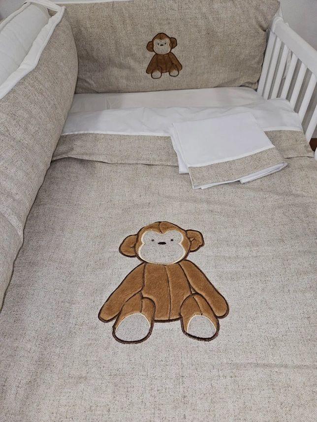 Set de Cuna Monito Piel-2