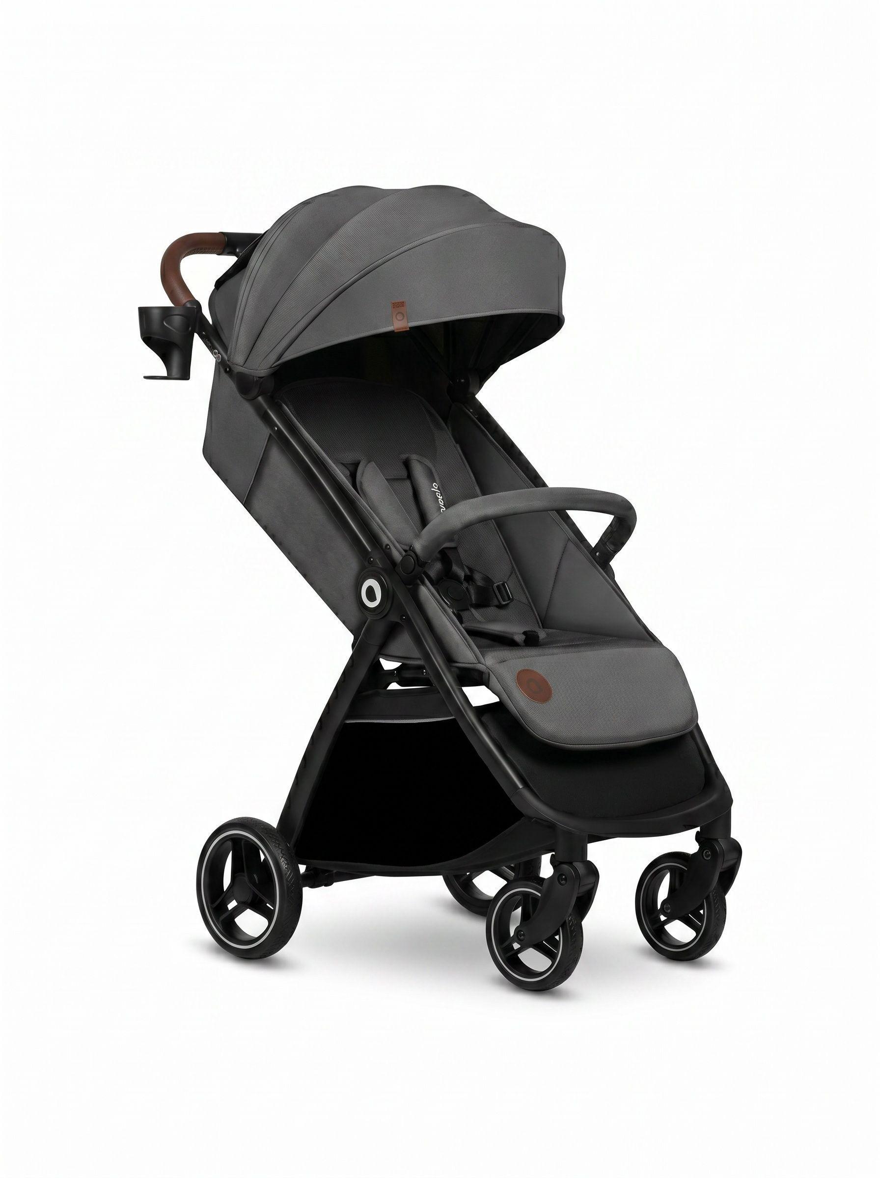 Coche de Paseo Ingrid Plegable Automtico con Capota XXL UPF50 verde Lionelo-6