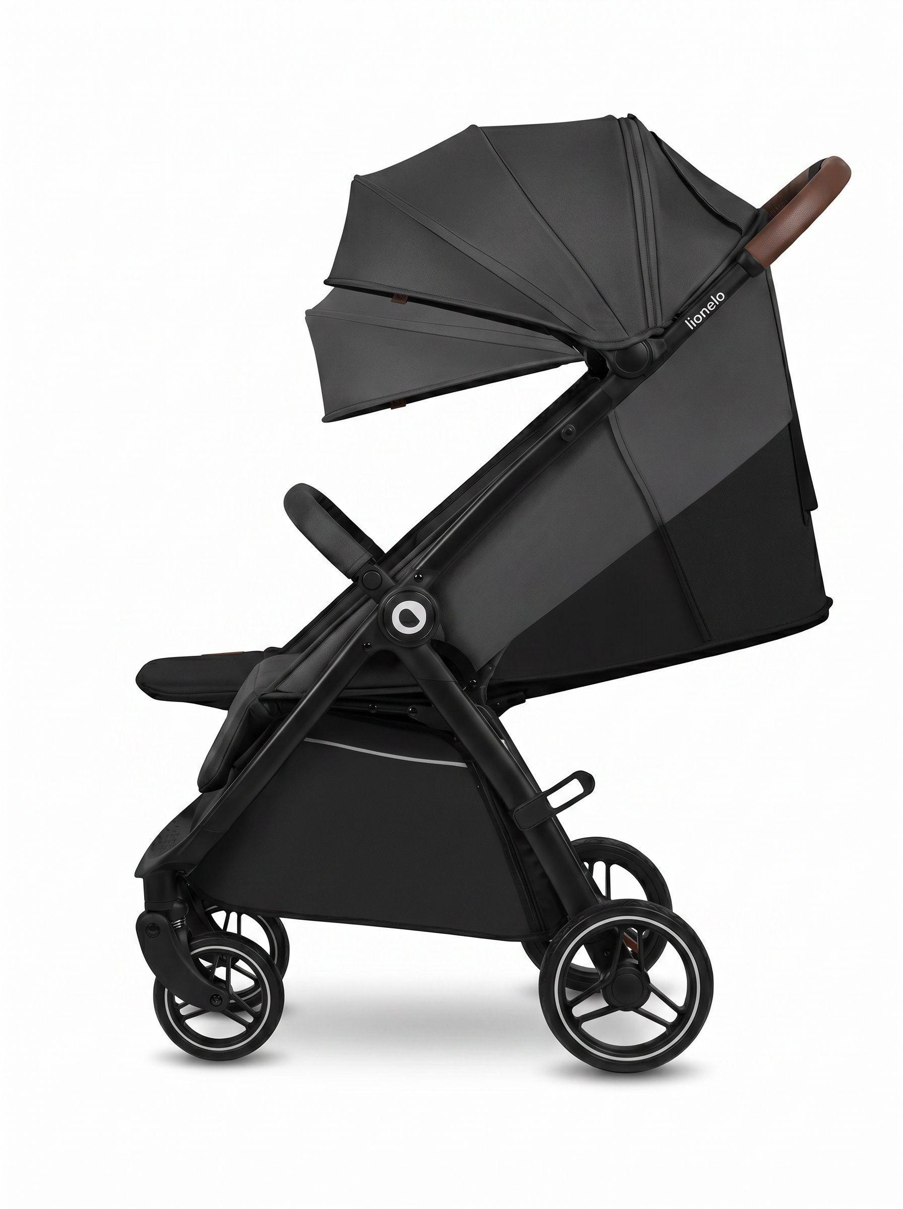 Coche de Paseo Ingrid Plegable Automtico con Capota XXL UPF50 verde Lionelo-7