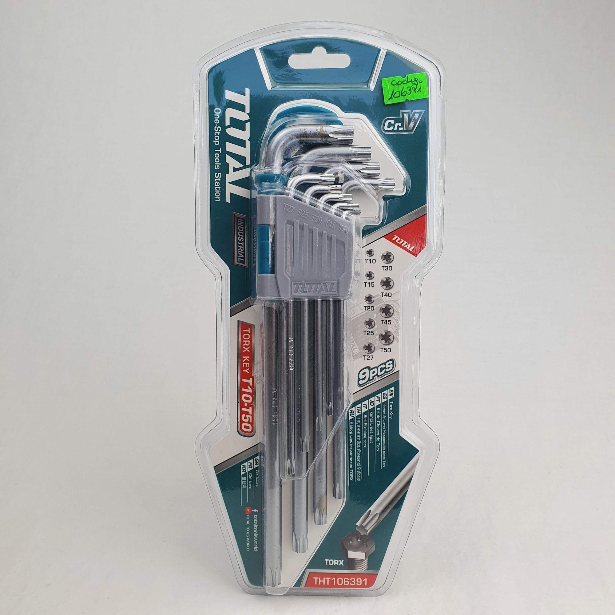  SET LLAVES ESTRELLA EXTRA LARGA 9 PZAS TOTAL-0