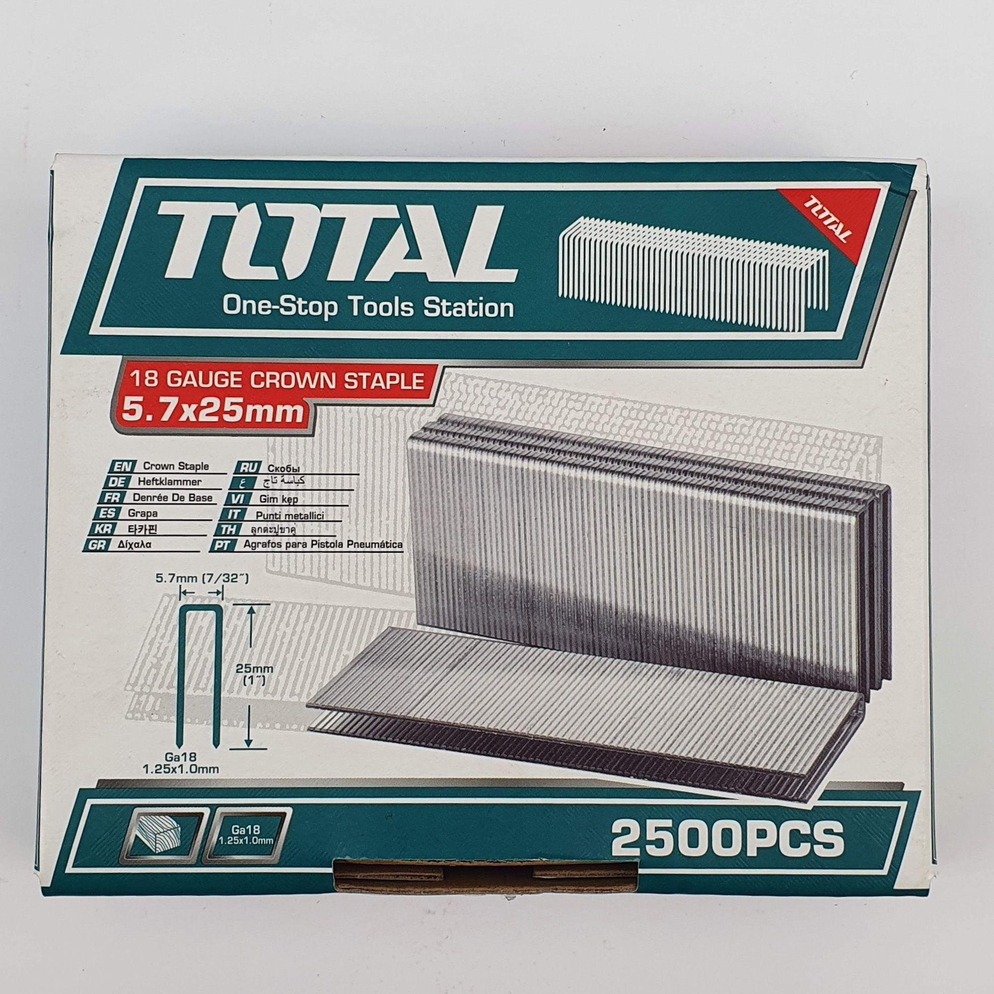  CORCHETE5.7 X 25 M.M X 2.500 PZAS TOTAL-0