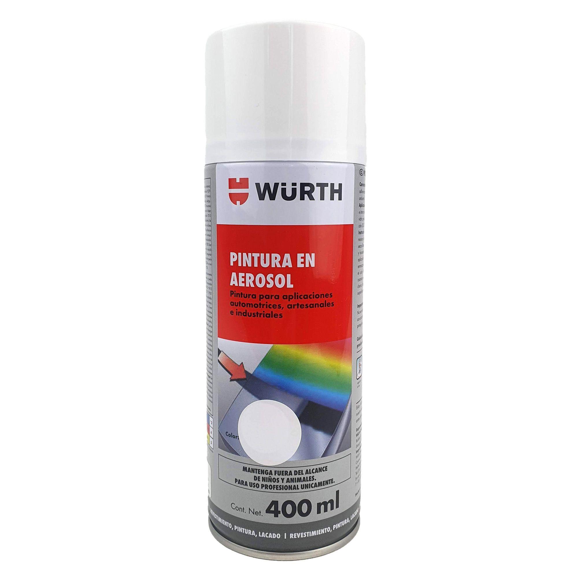  PACK 3 UNIDADES SPRAY BLANCO BRILLANTE (PURO) 400 ML WURTH-0