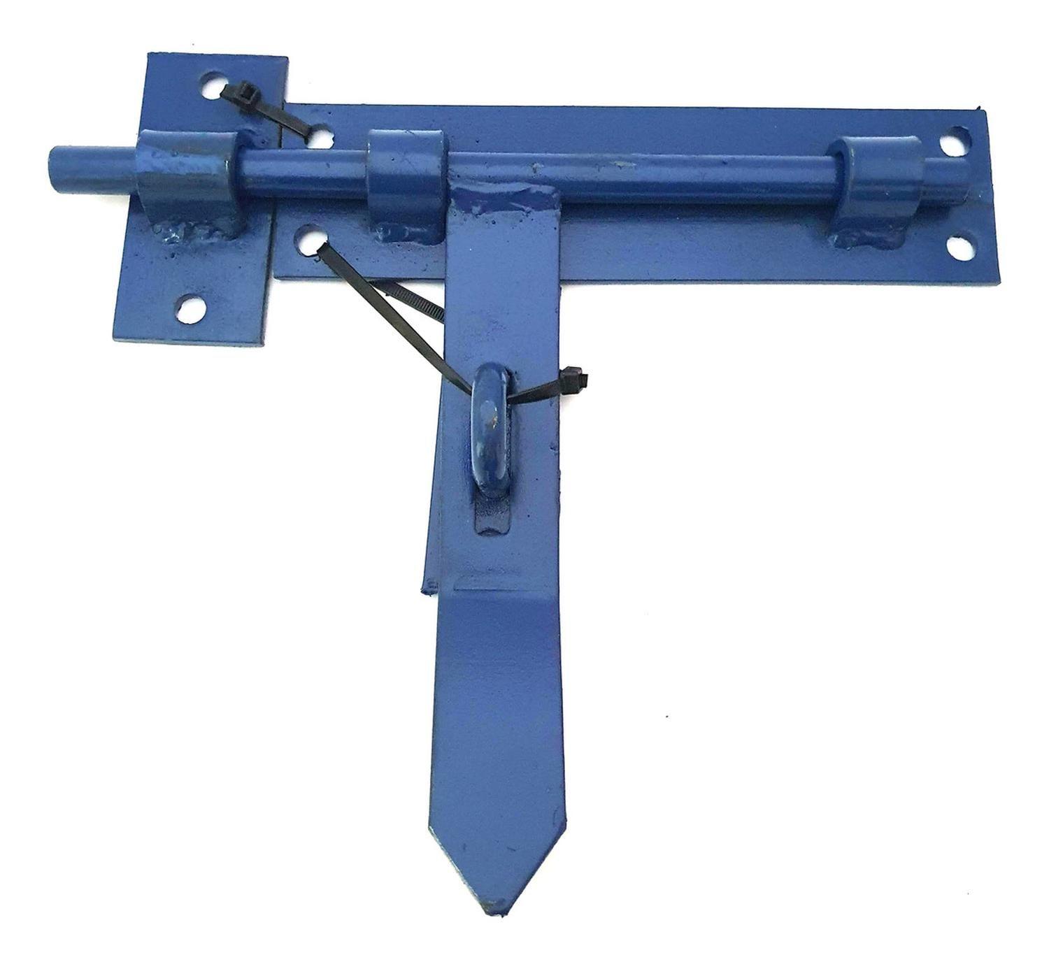 Cerrojo P/candado 12 PuLG Azul Jcl-0