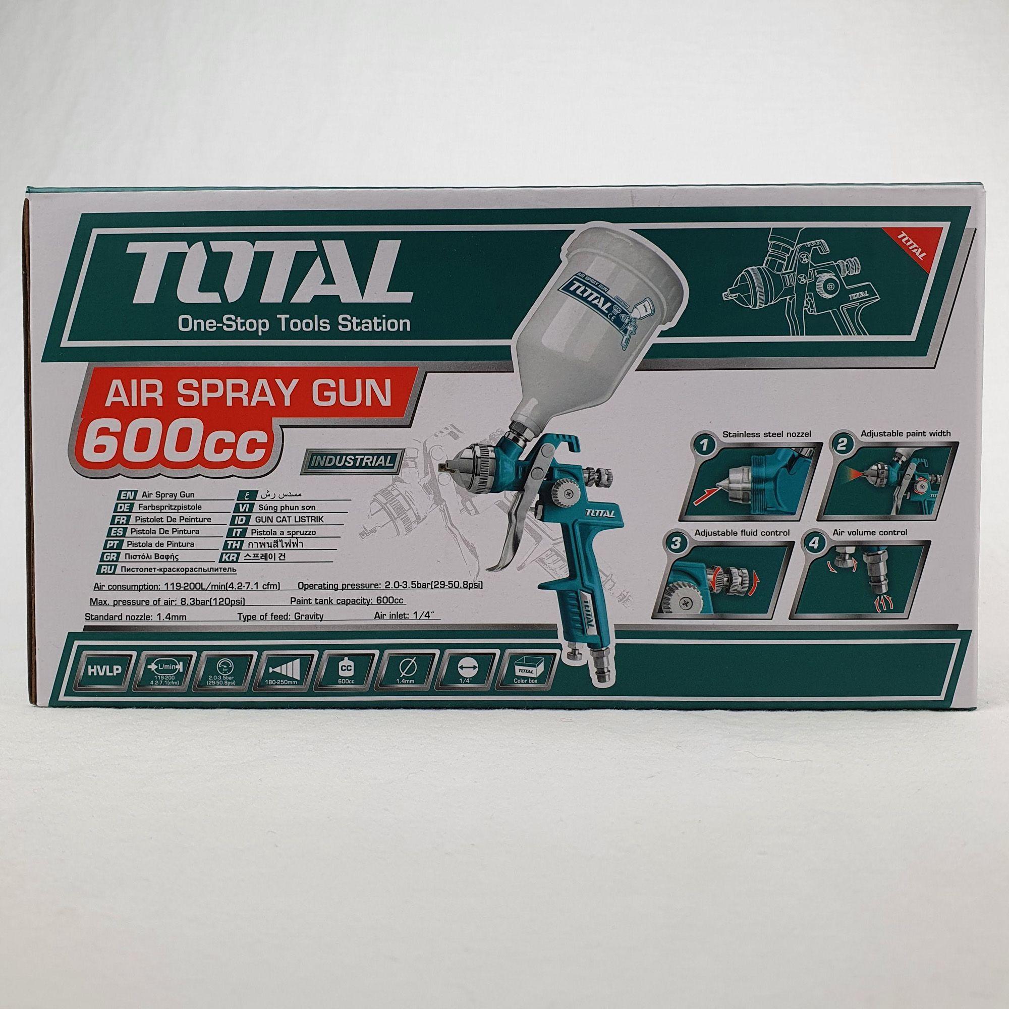  PISTOLA PINTURA 600 C.C  / 1.4 MM CARGA SUPE TOTAL-0