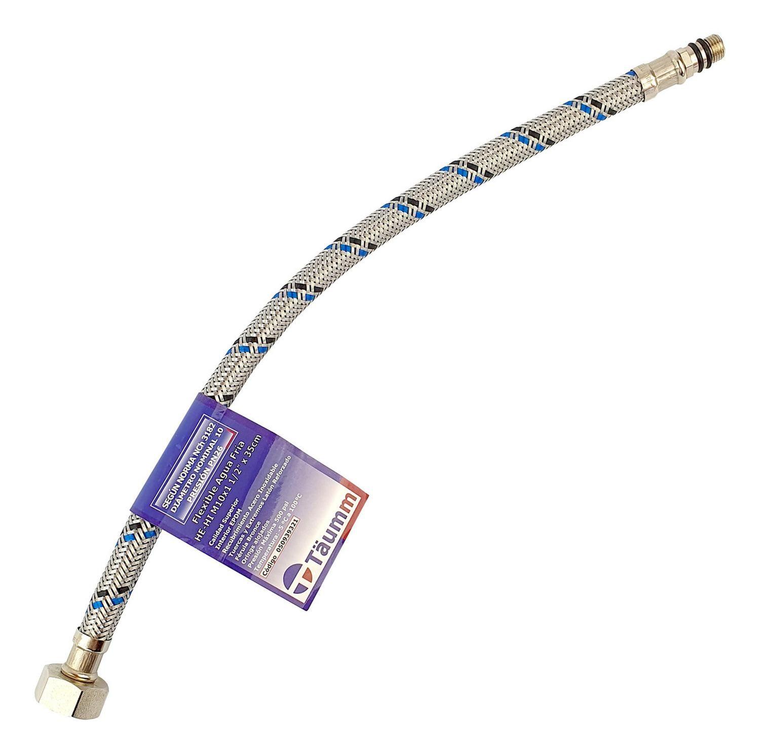 Flexible Monomando 1/2 Agua Fria 35 Cm Taumm-1