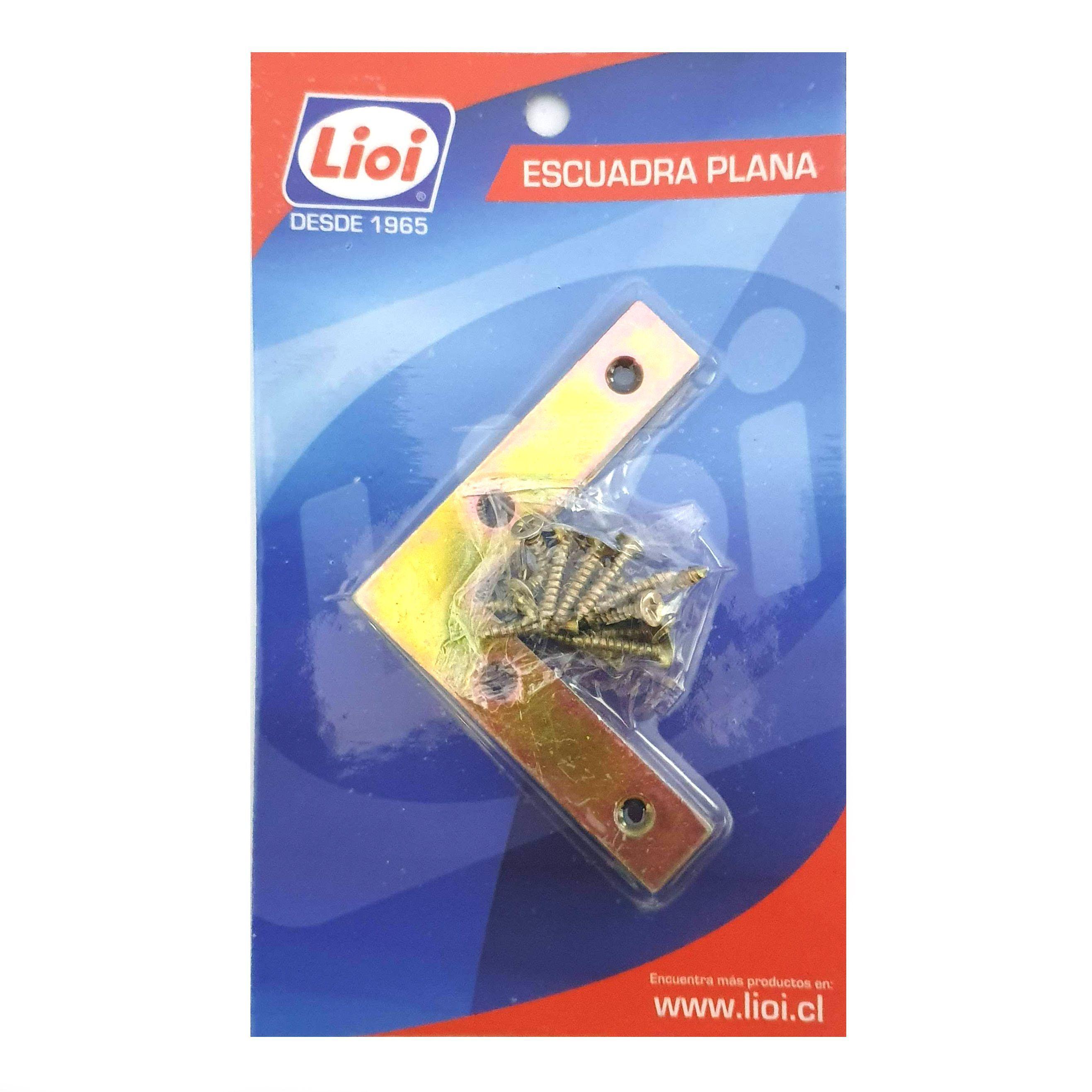 ESCUADRA PLANA 3´´ ZINCADA LIOI-0