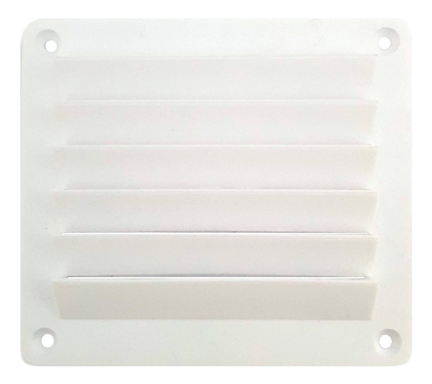 Celosia Ventilación Plana Pvc 14 X 12.5 Cm Blanco-1