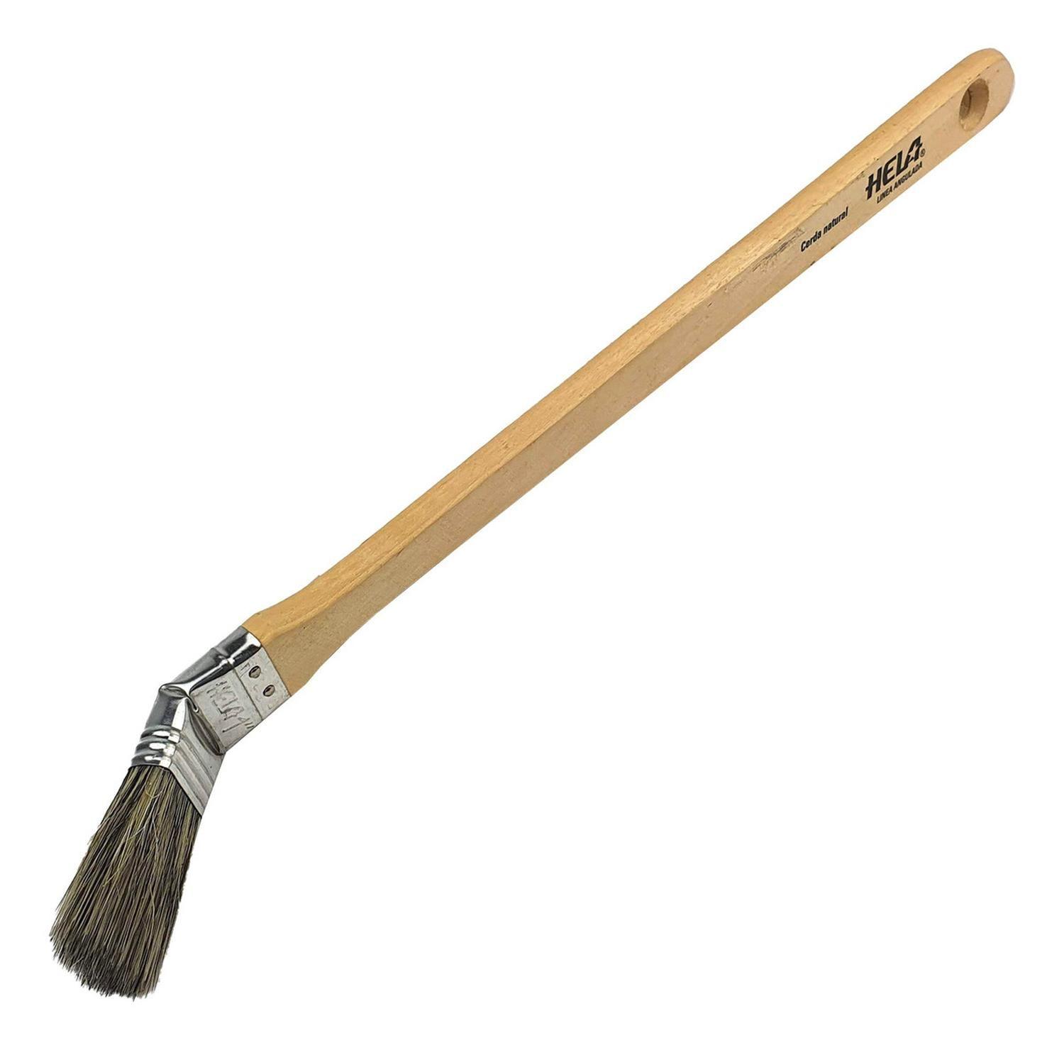 Brocha Hela Angulada 1 Cerda Gris-4