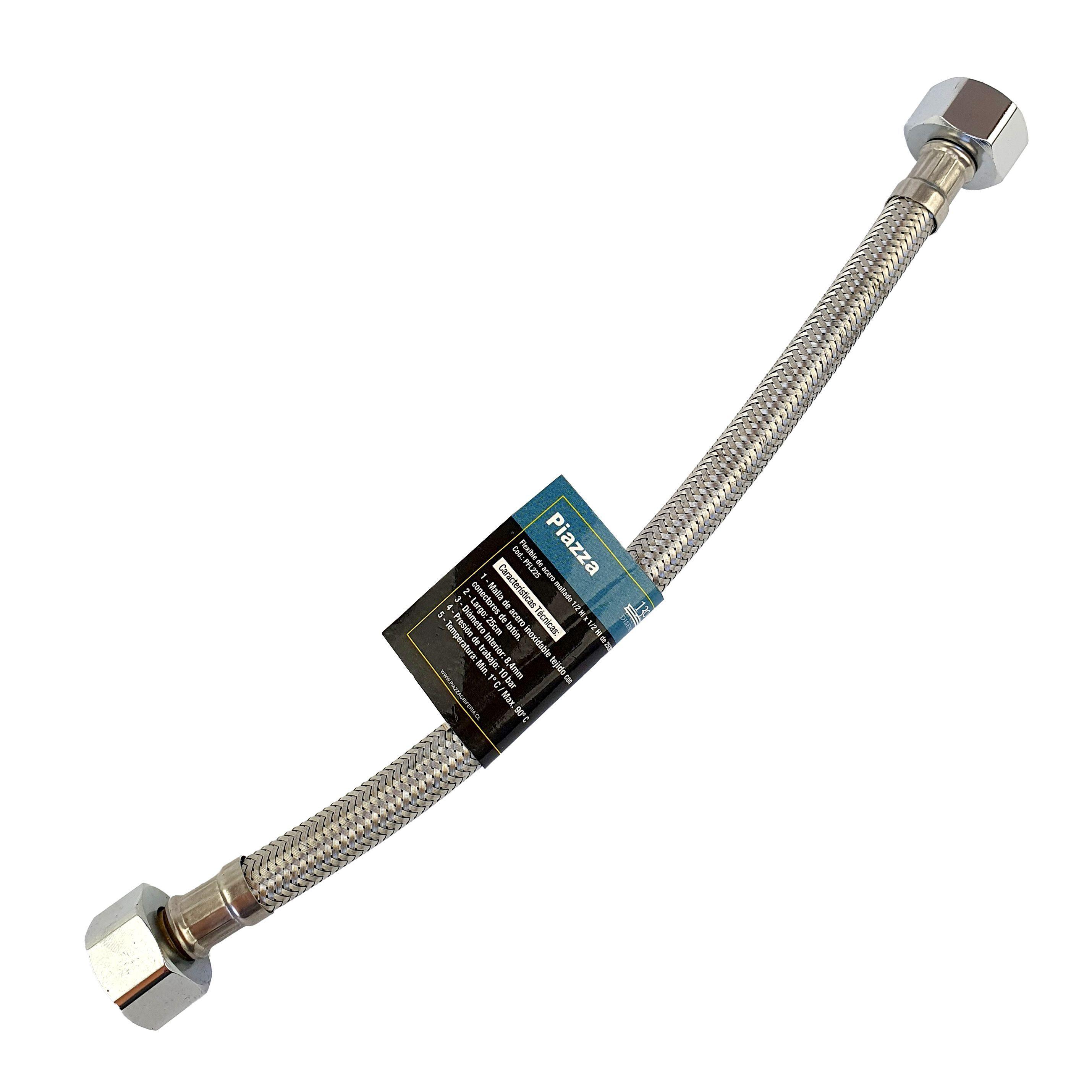 FLEXIBLE AGUA HI 1/2  X HI 1/2  X 25 CM PIAZZA-0