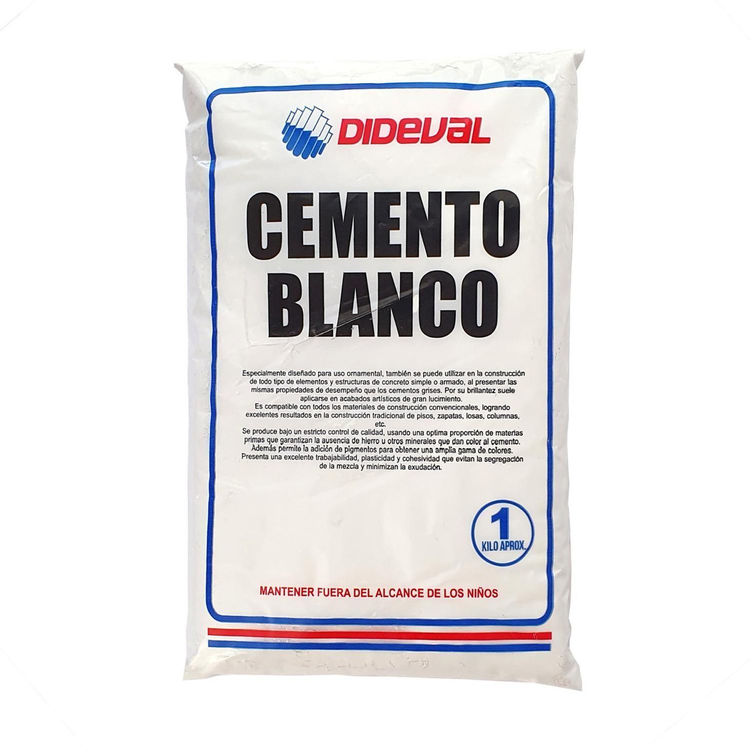 Cemento Blanco Dideval 1 Kilo-0
