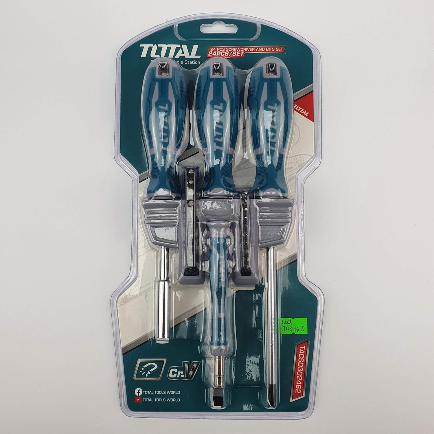 Set Destornillador Multiple 24 Pzas Total-0