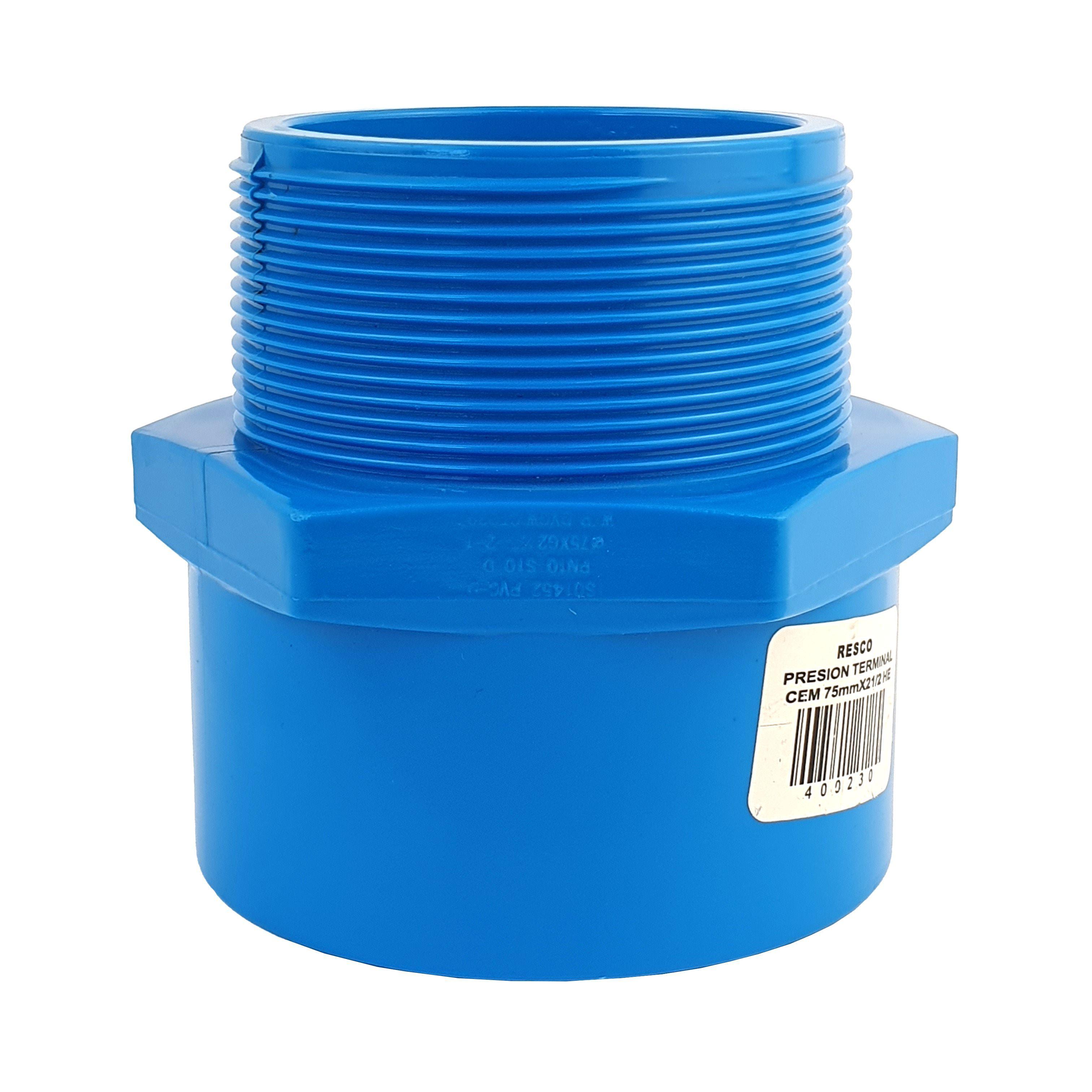 TERMINAL PVC HIDRAULICO HE 75 M.M-0