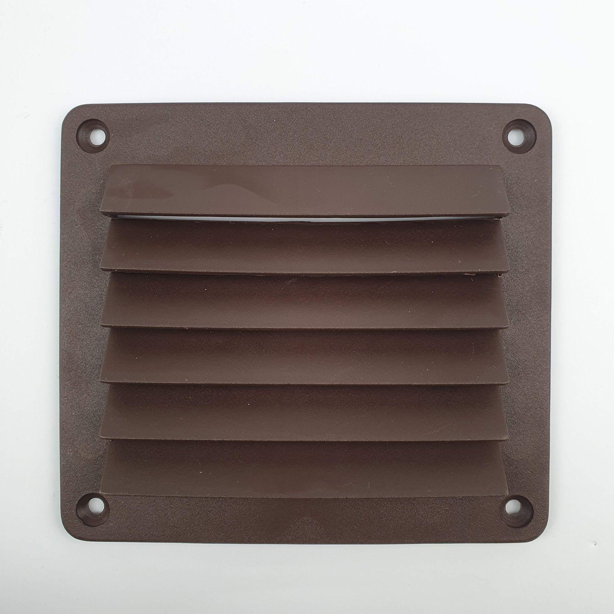 CELOSIA VENTILACIÓN PLANA PVC 14 X 12.5 CM CAFE-0