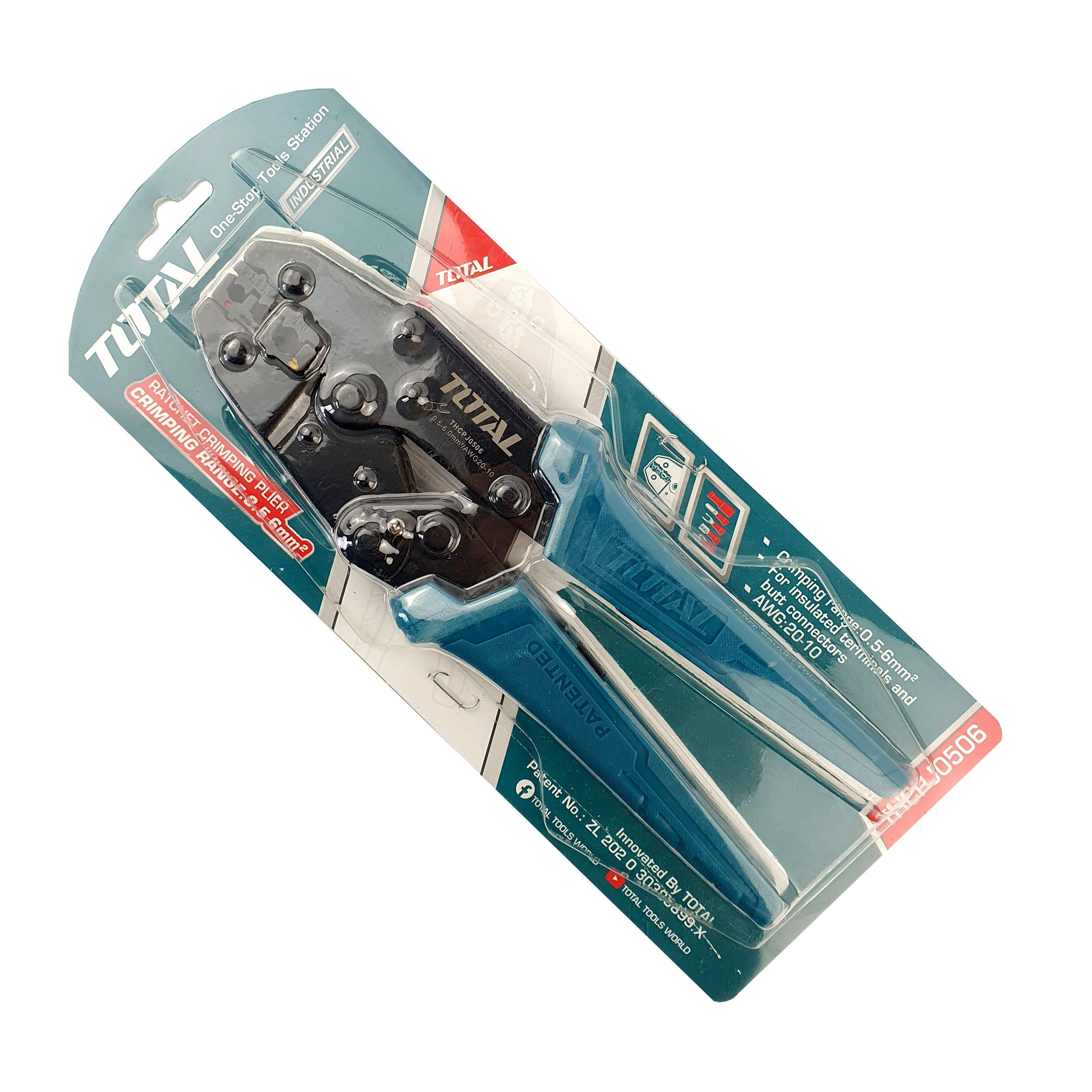 ALICATE PRENSA TERMINALES 0.5-6 MM. TOTAL-1