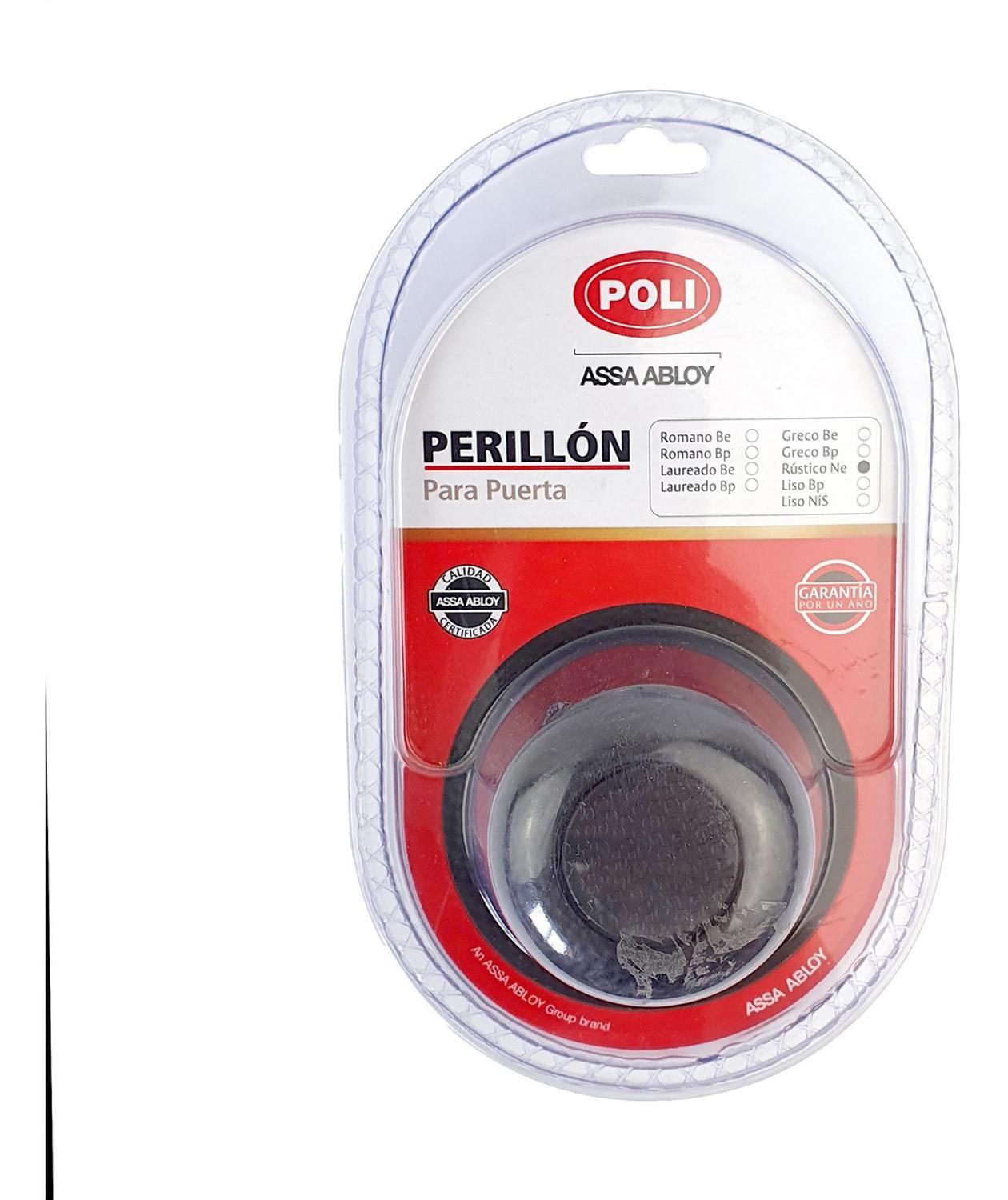 Perillon Rustico Color Negro Poli-0