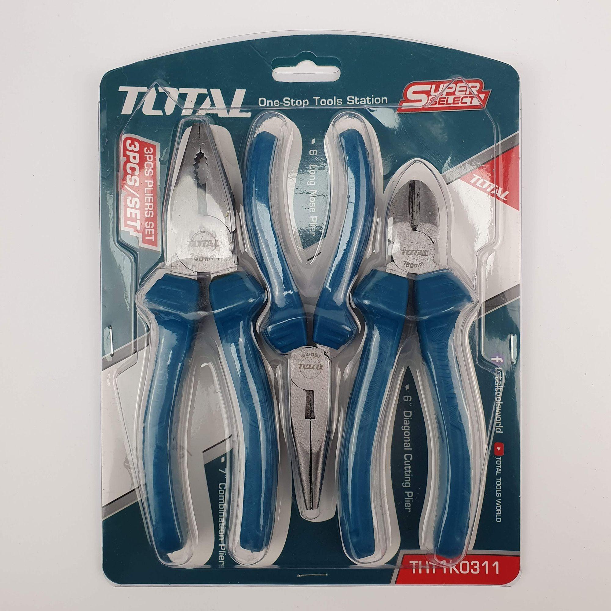  SET ALICATES COMBINADOS 3 PCS TOTAL-0