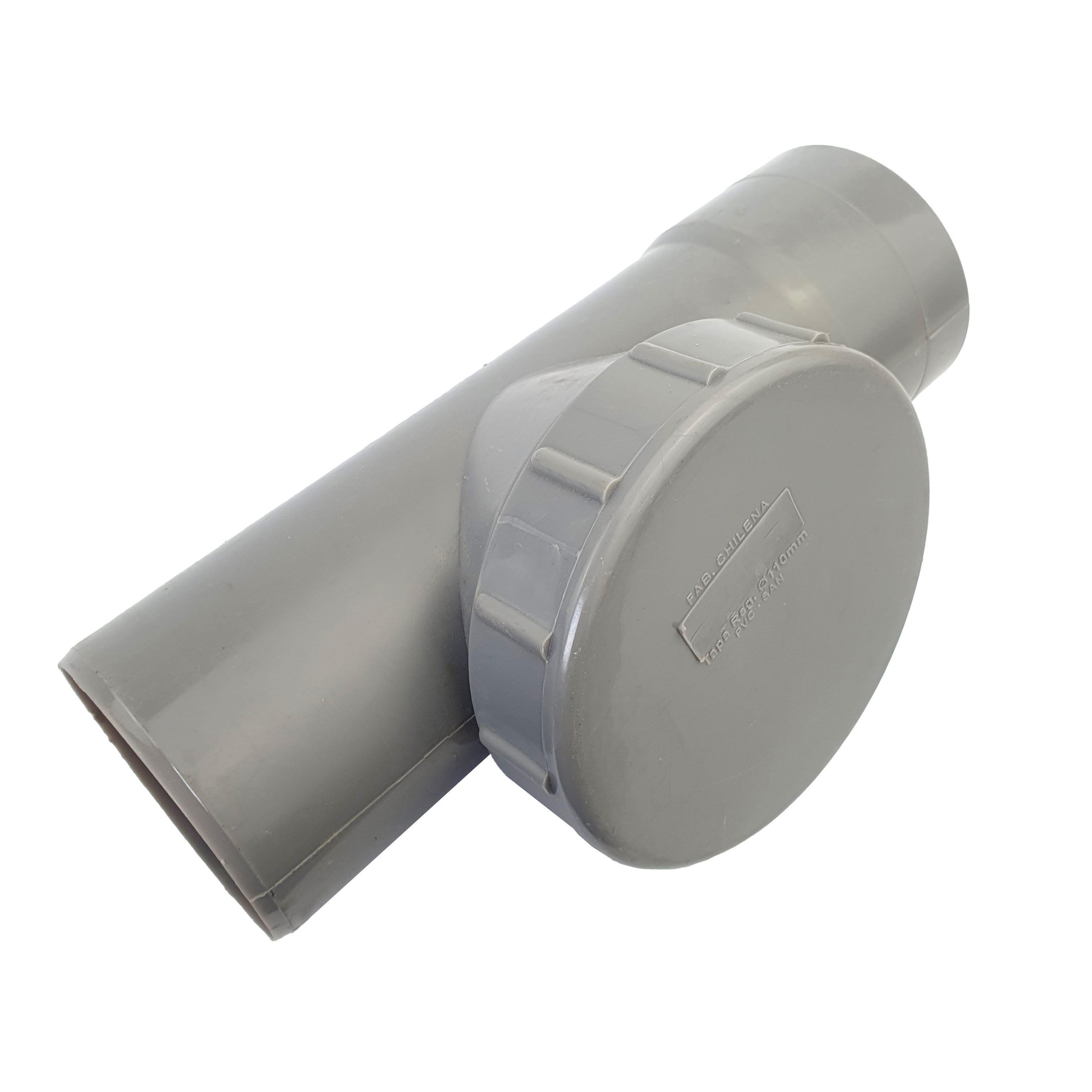 TEE PVC SANITARIO REGISTRO 75 M.M-0