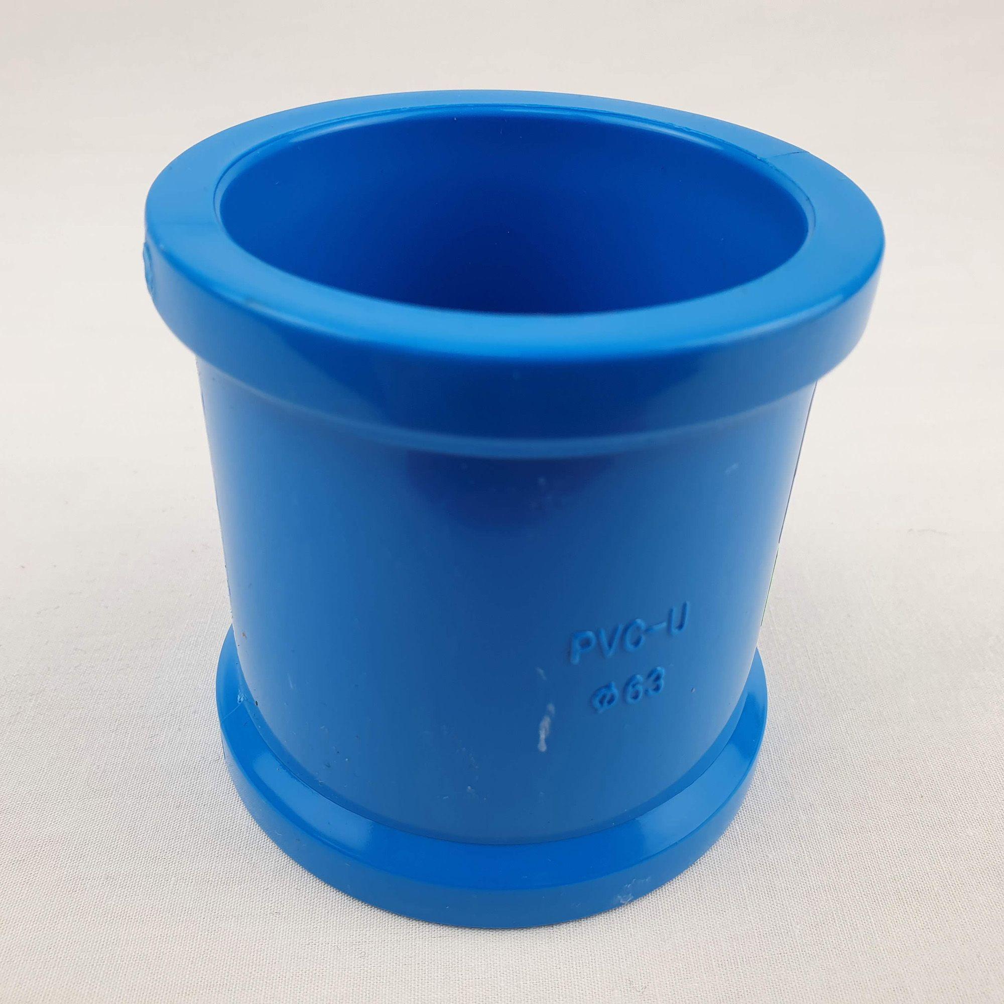 PACK 2 UNIDADES COPLA PVC HIDRAULICO 63 M.M-0