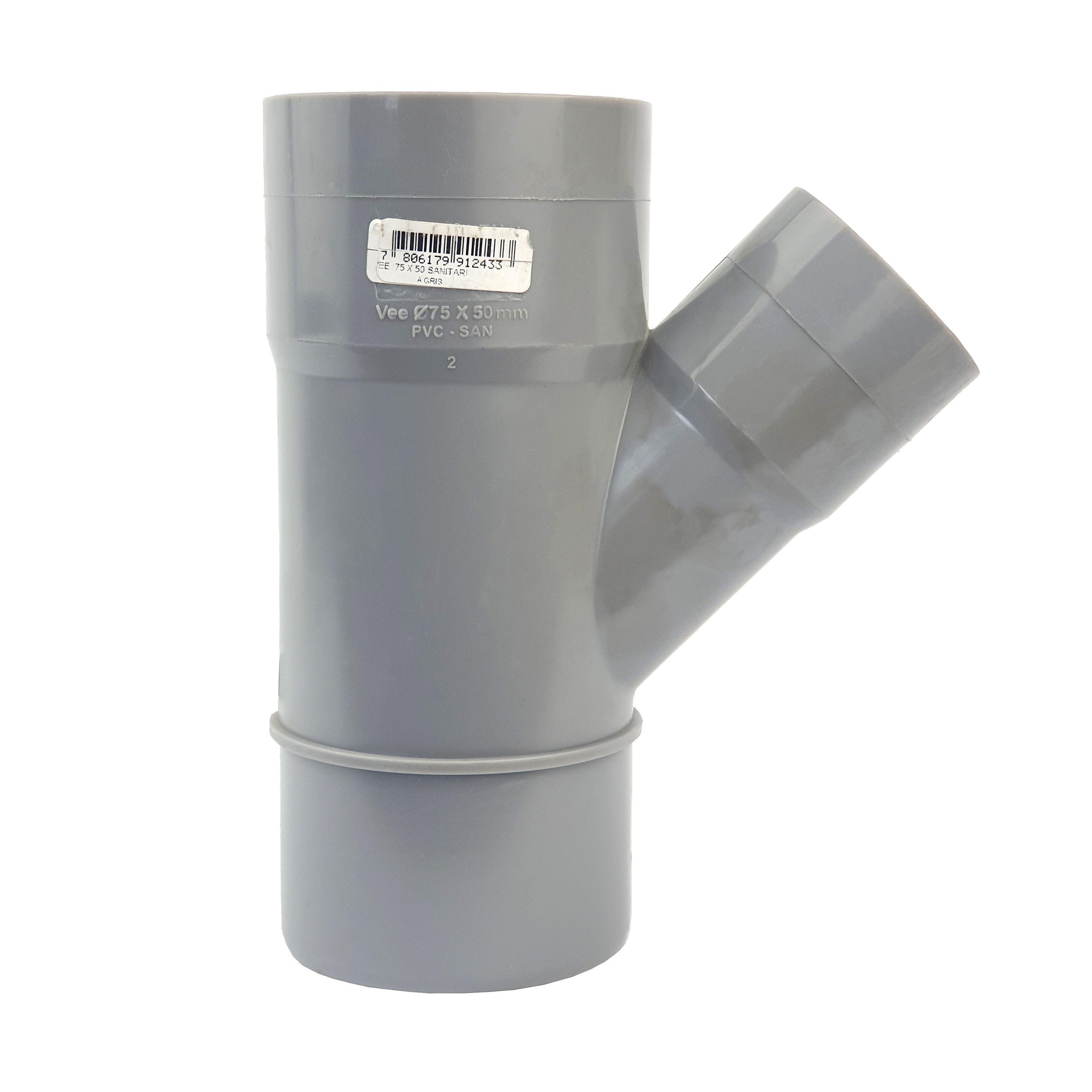 VEE PVC SANITARIO 75 X 50 GRIS-0