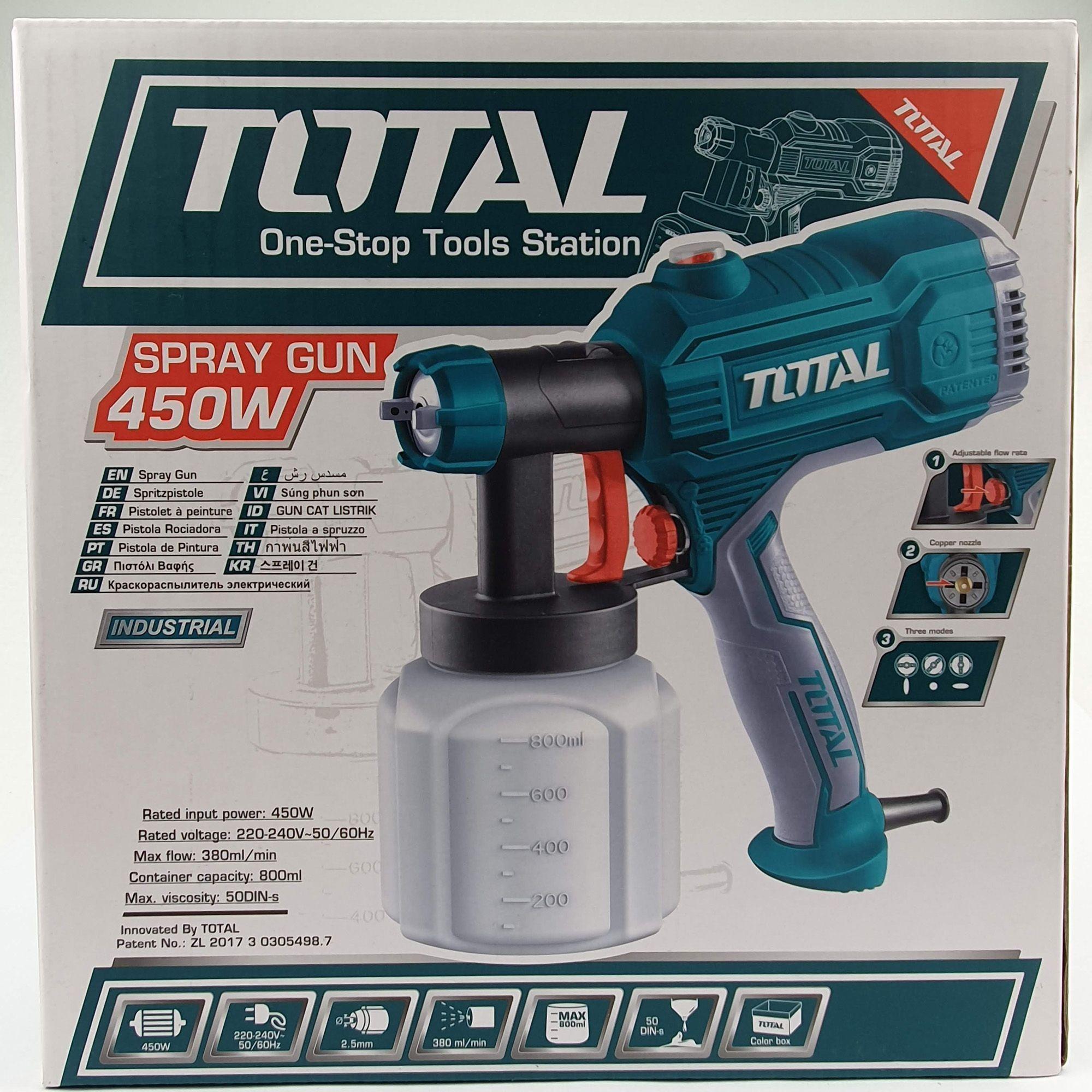  PISTOLA PARA PINTAR 450 W CARGA INFERIOR 800ML-1