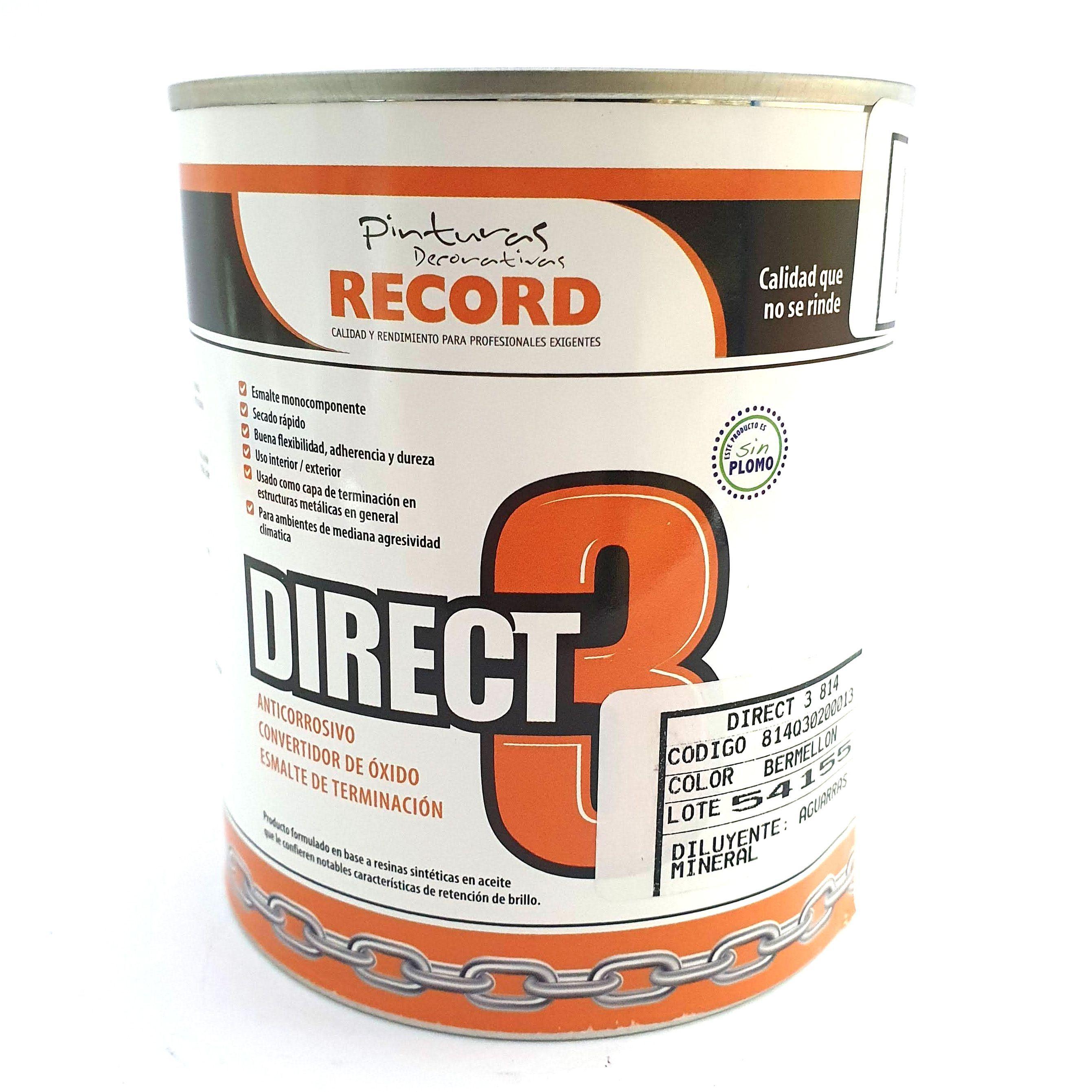 DIRECT 3 - 1 BERMELLON 1/4 RECORD-0