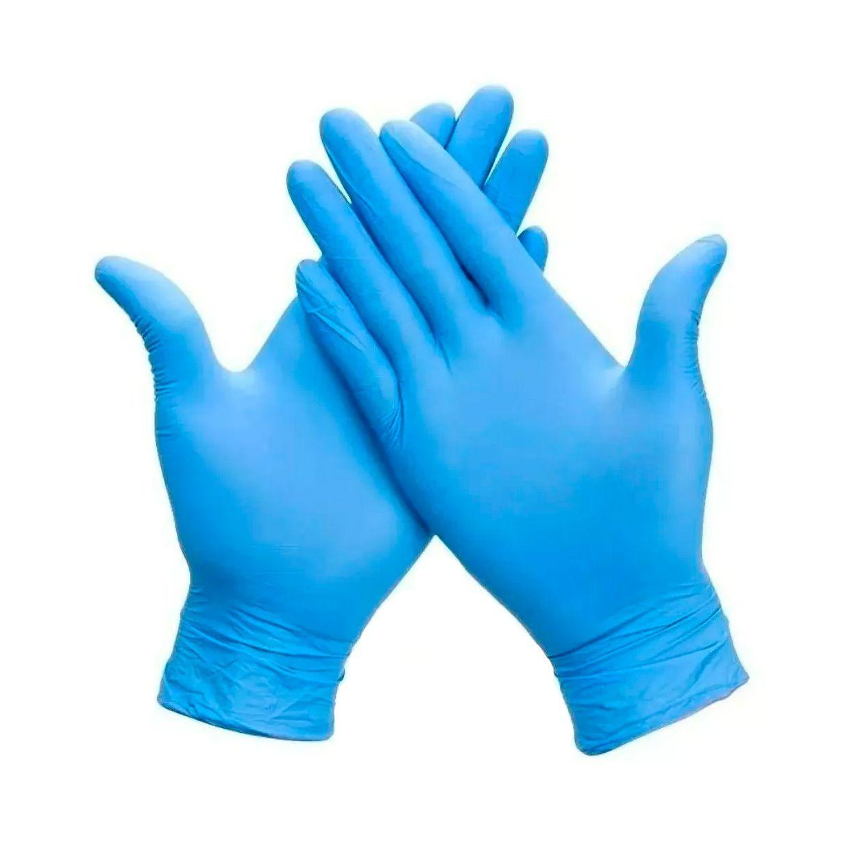 GUANTE QUIRURJICO MS NITRILO- VINILO AZUL XL CAJA-0