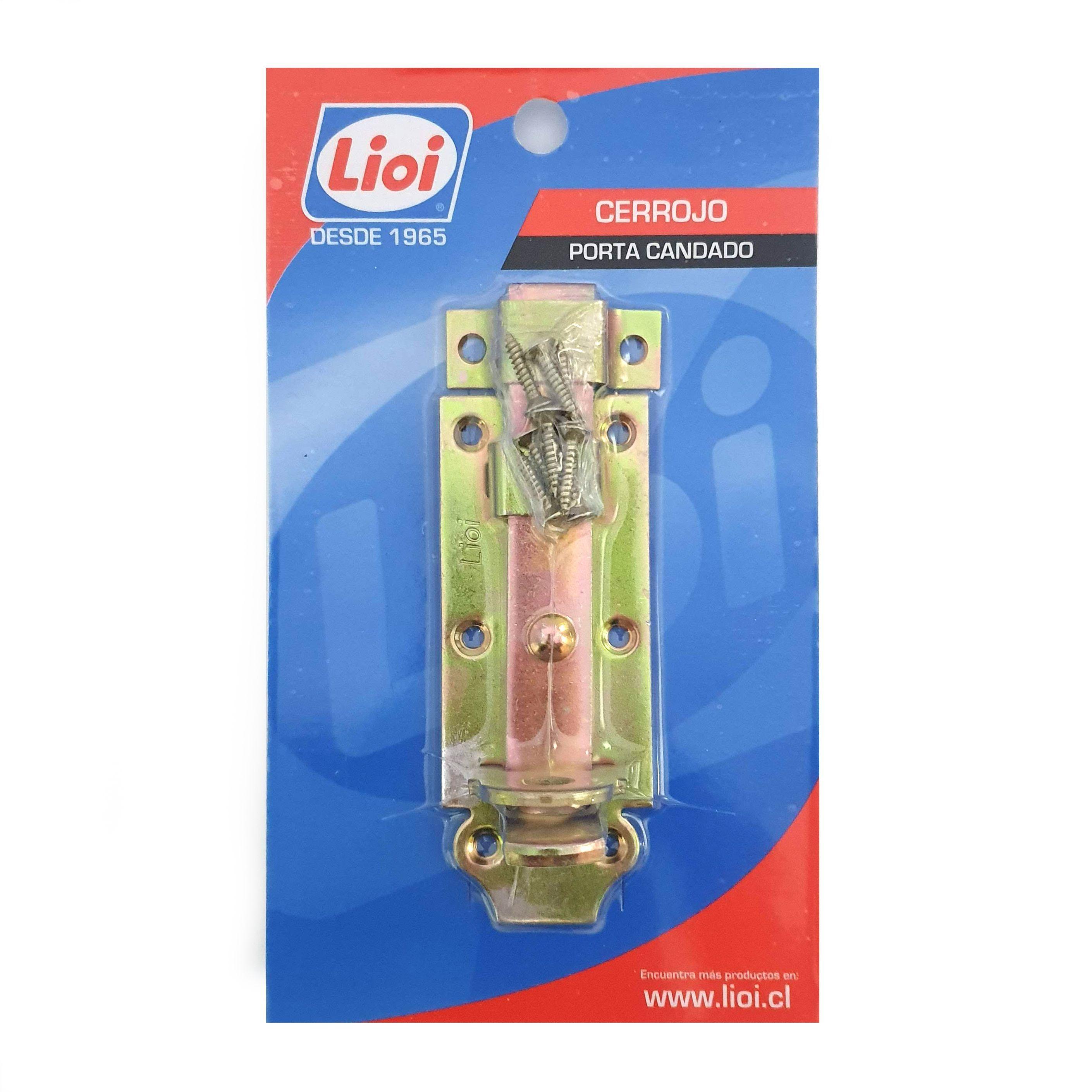  CERROJO 920 PORTACANDADO 4"  ZINC LIOI-0