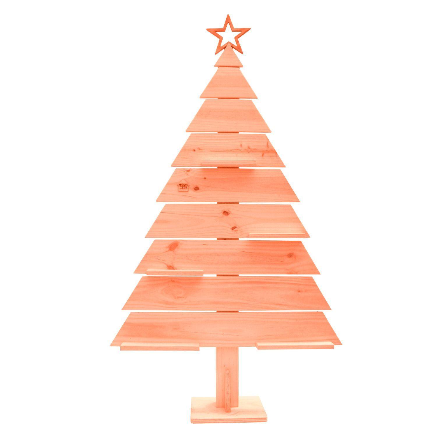 Árbol Navidad de madera Larix 150 cms de alto.-0